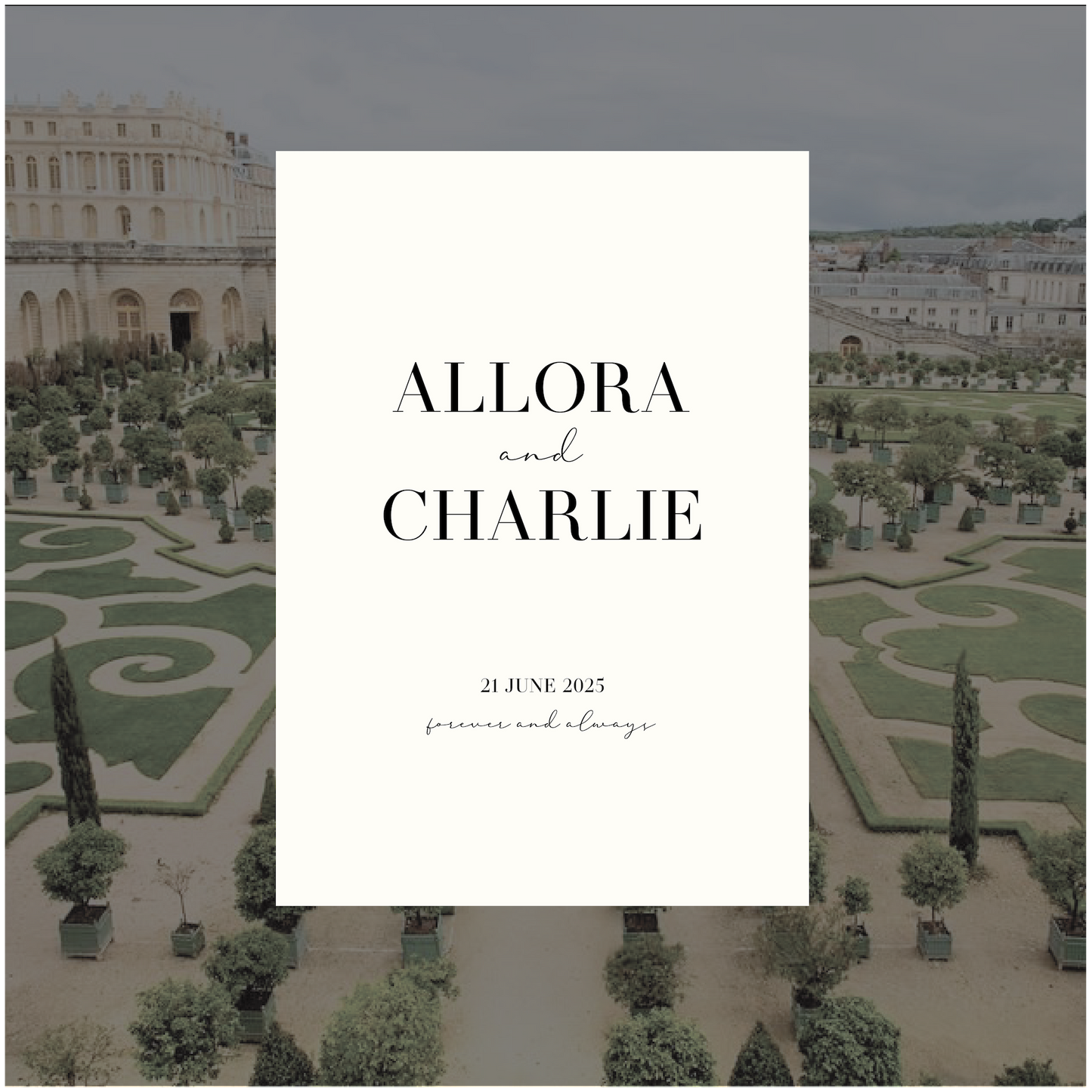 Versailles Welcome Sign