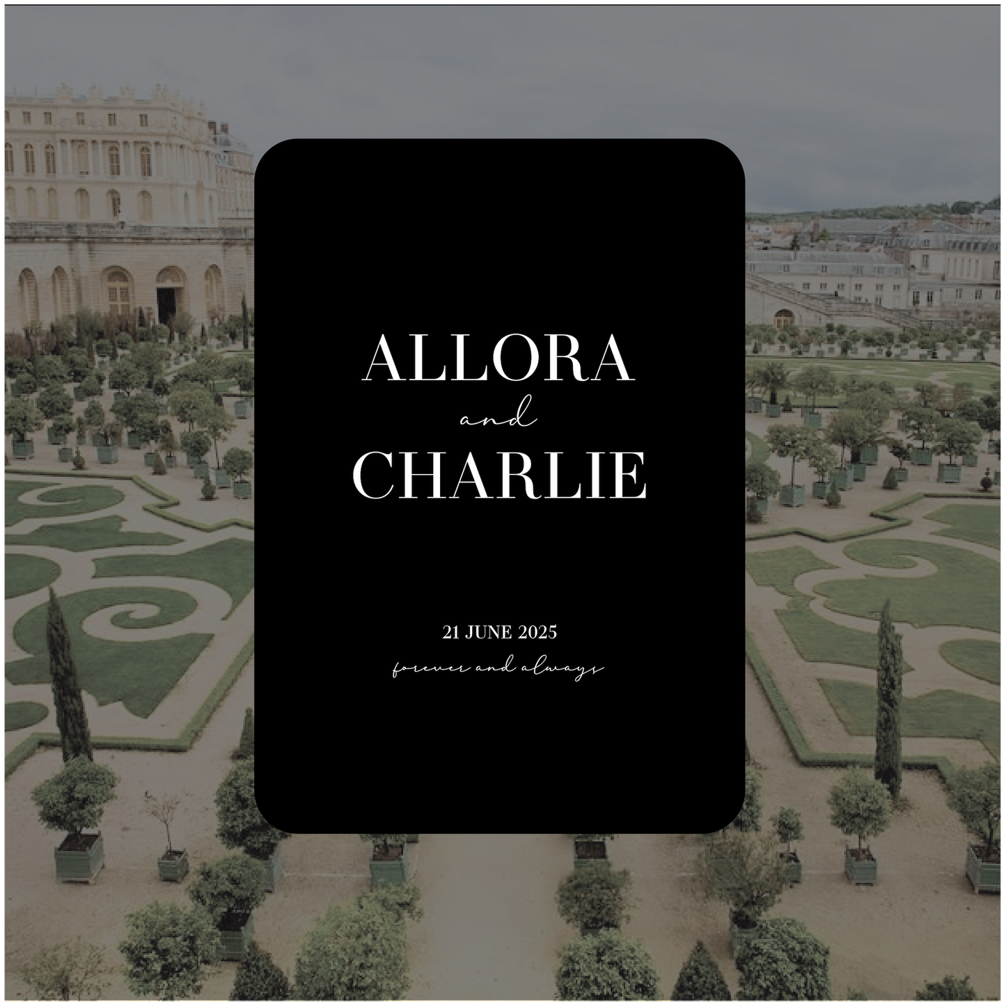 Versailles Welcome Sign