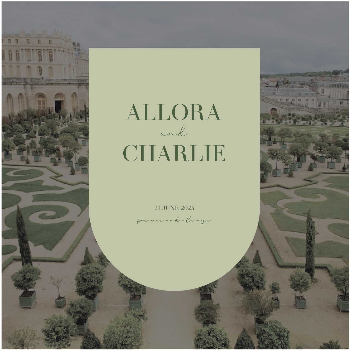 Versailles Welcome Sign