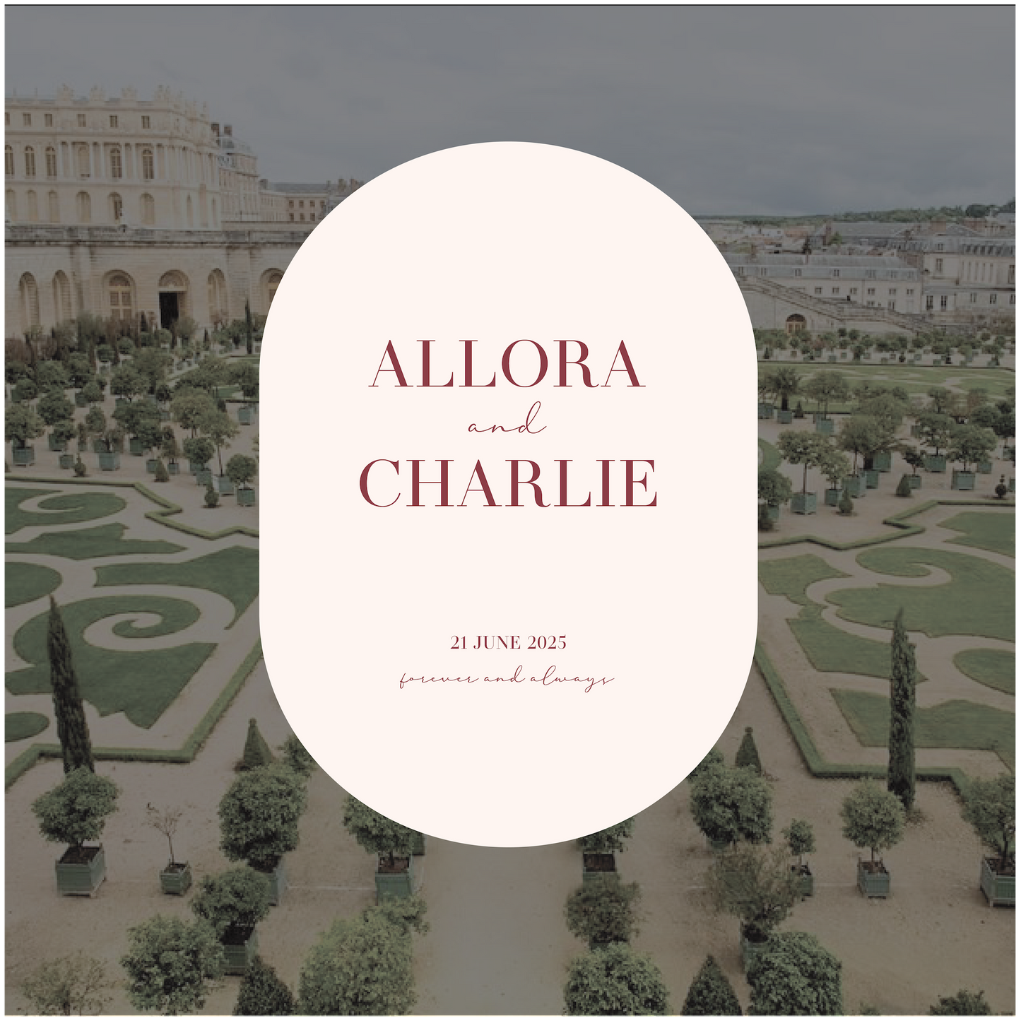 Versailles Welcome Sign