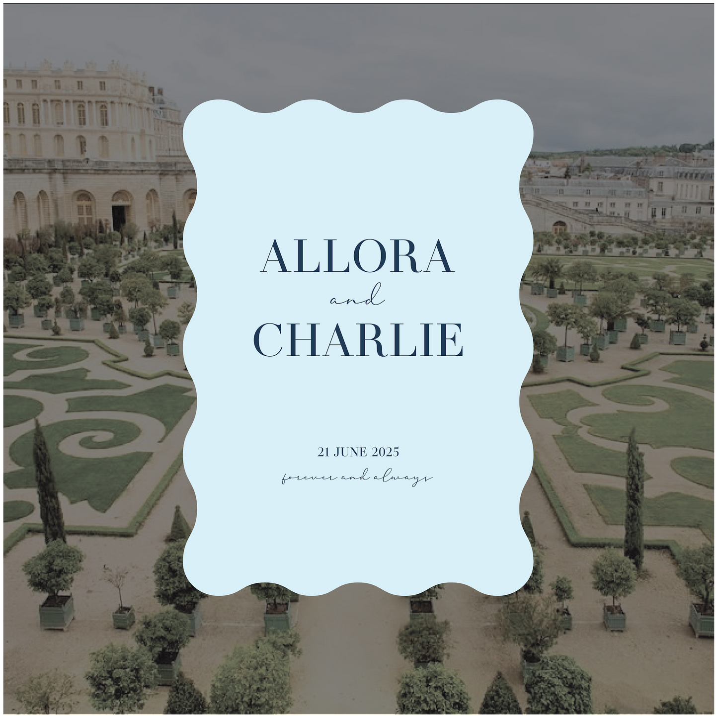 Versailles Welcome Sign