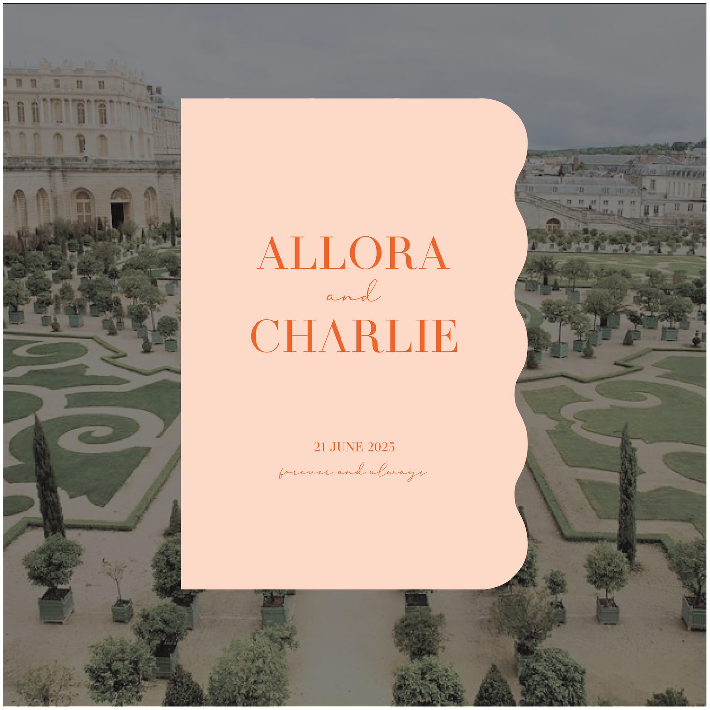 Versailles Welcome Sign