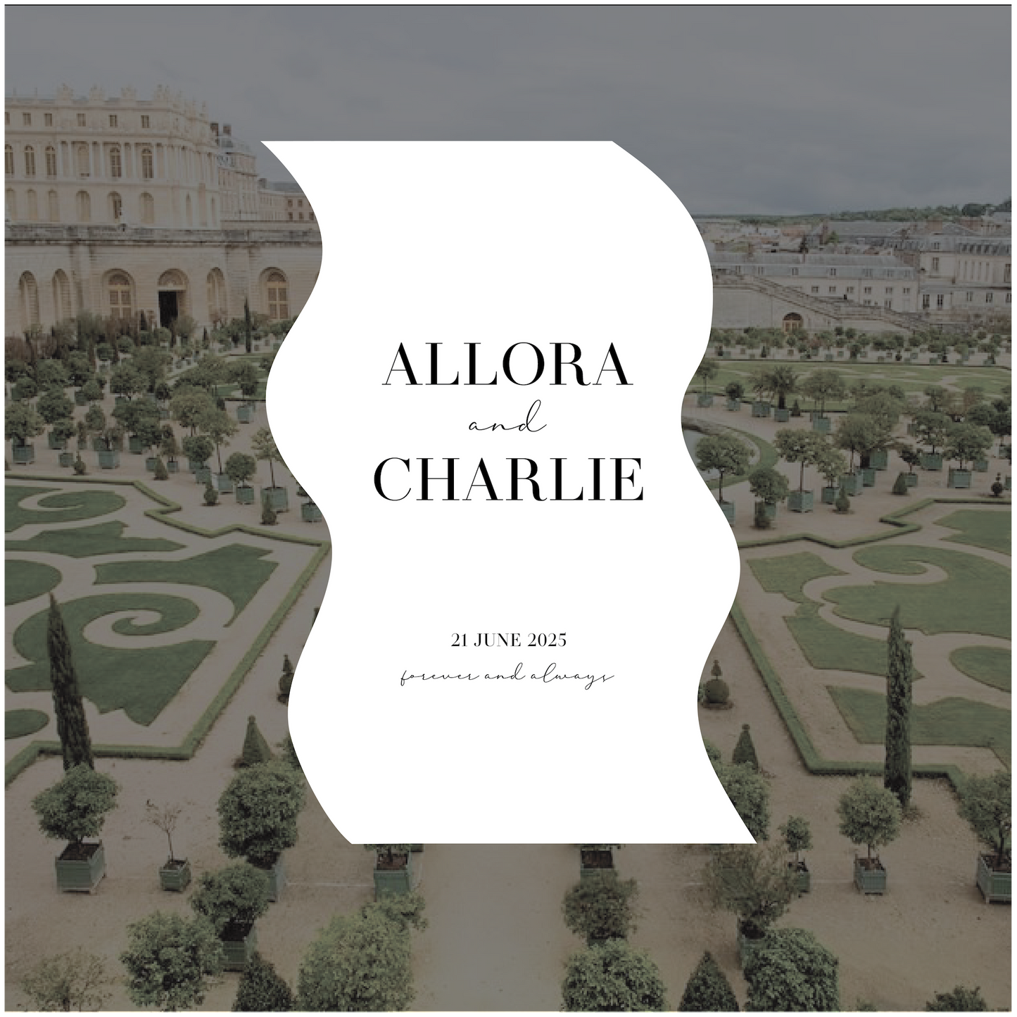 Versailles Welcome Sign