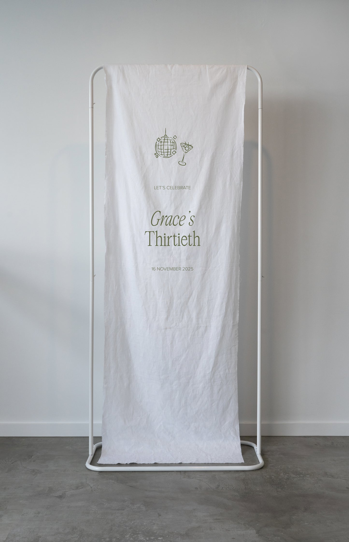 Angkor Wat Event Linen Sign