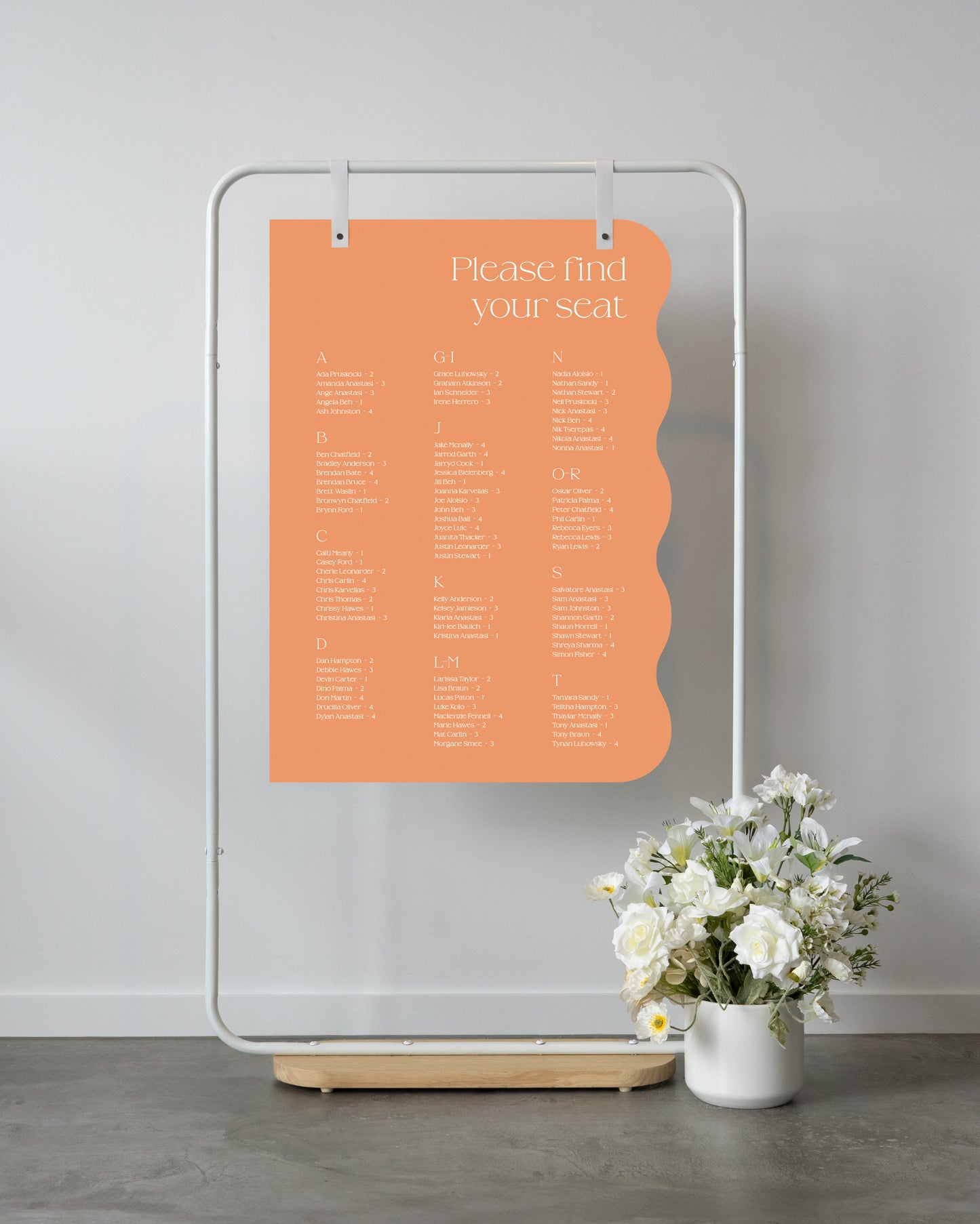 Gold Coast Seating Chart