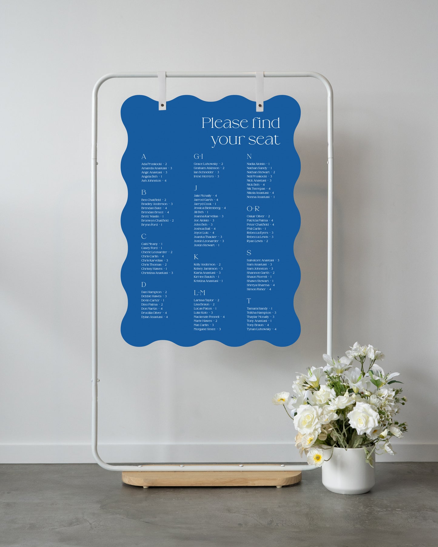 Gold Coast Seating Chart