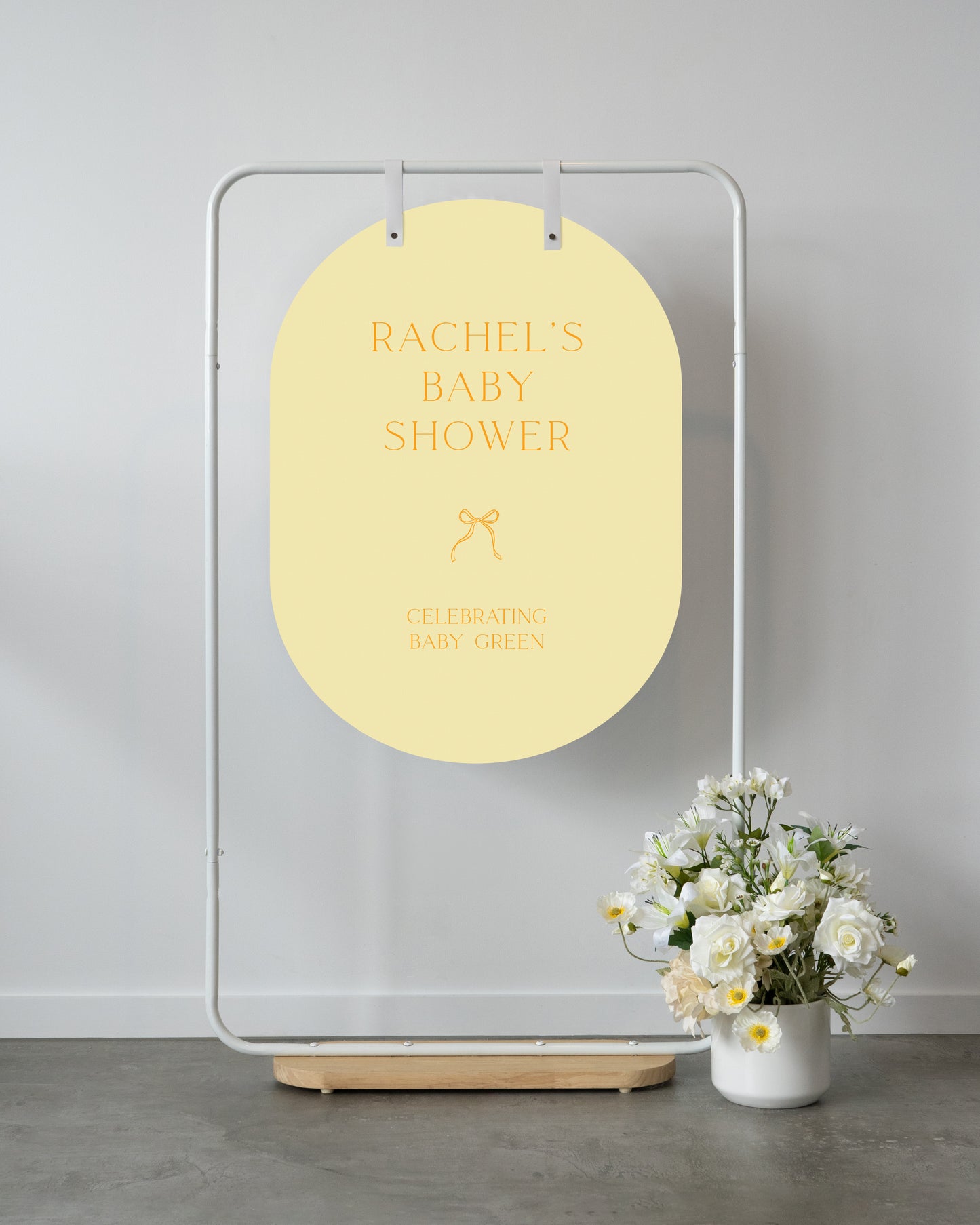 Blue Grotto Baby Shower Welcome Sign