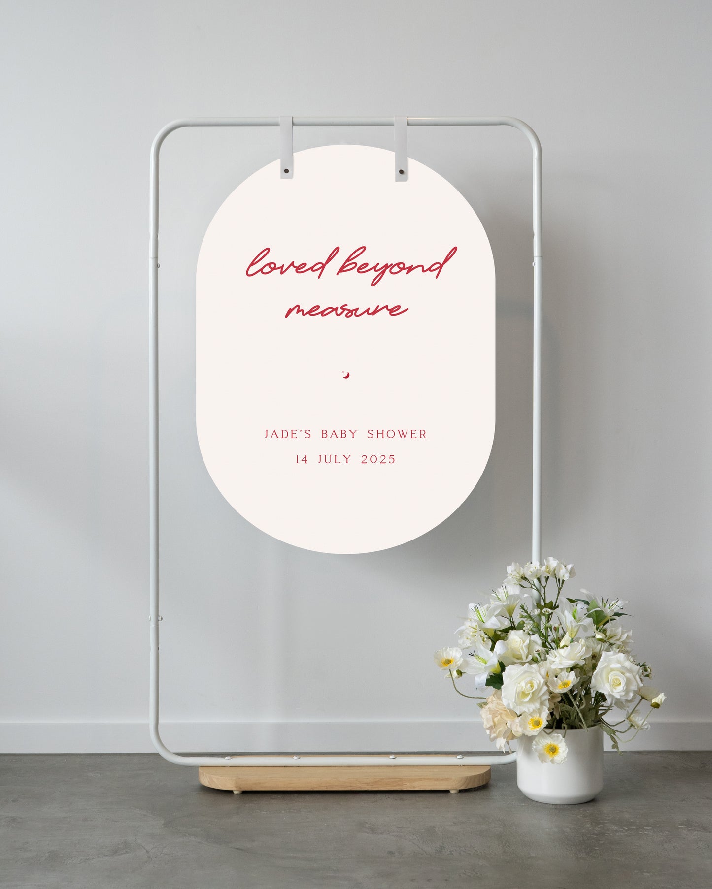 Cappadocia Baby Shower Welcome Sign