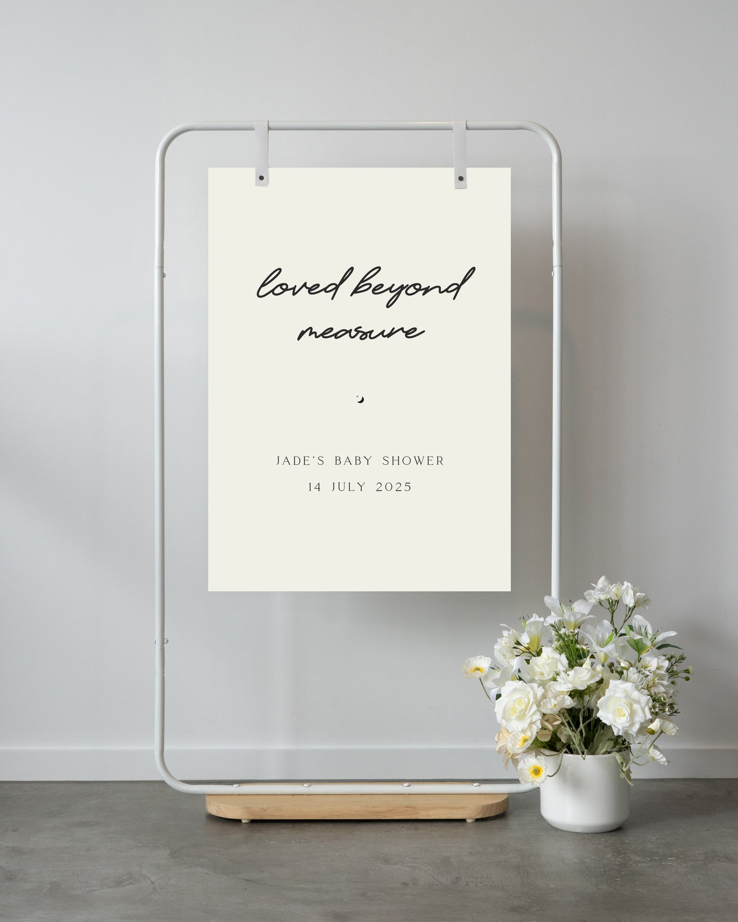 Cappadocia Baby Shower Welcome Sign