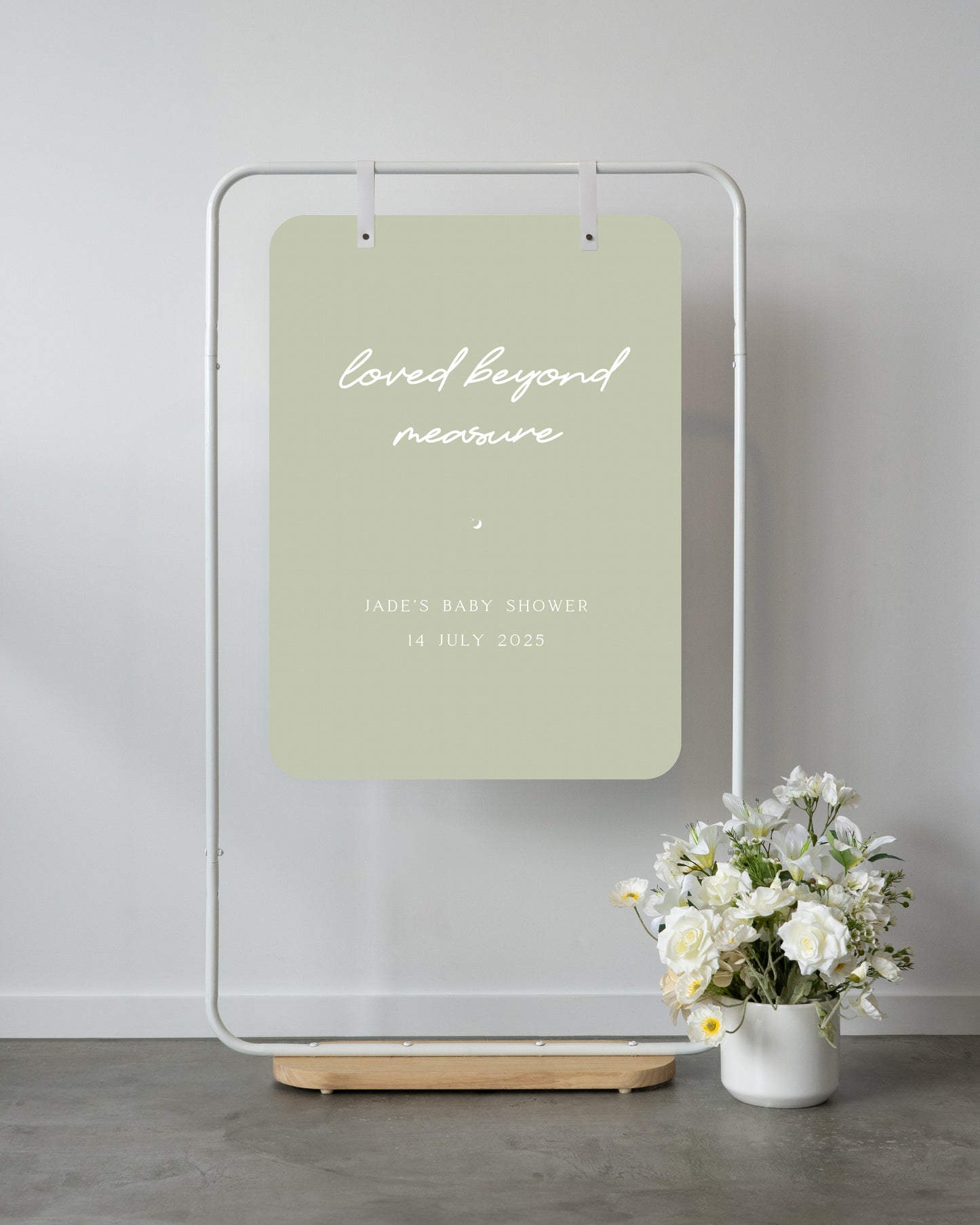 Cappadocia Baby Shower Welcome Sign