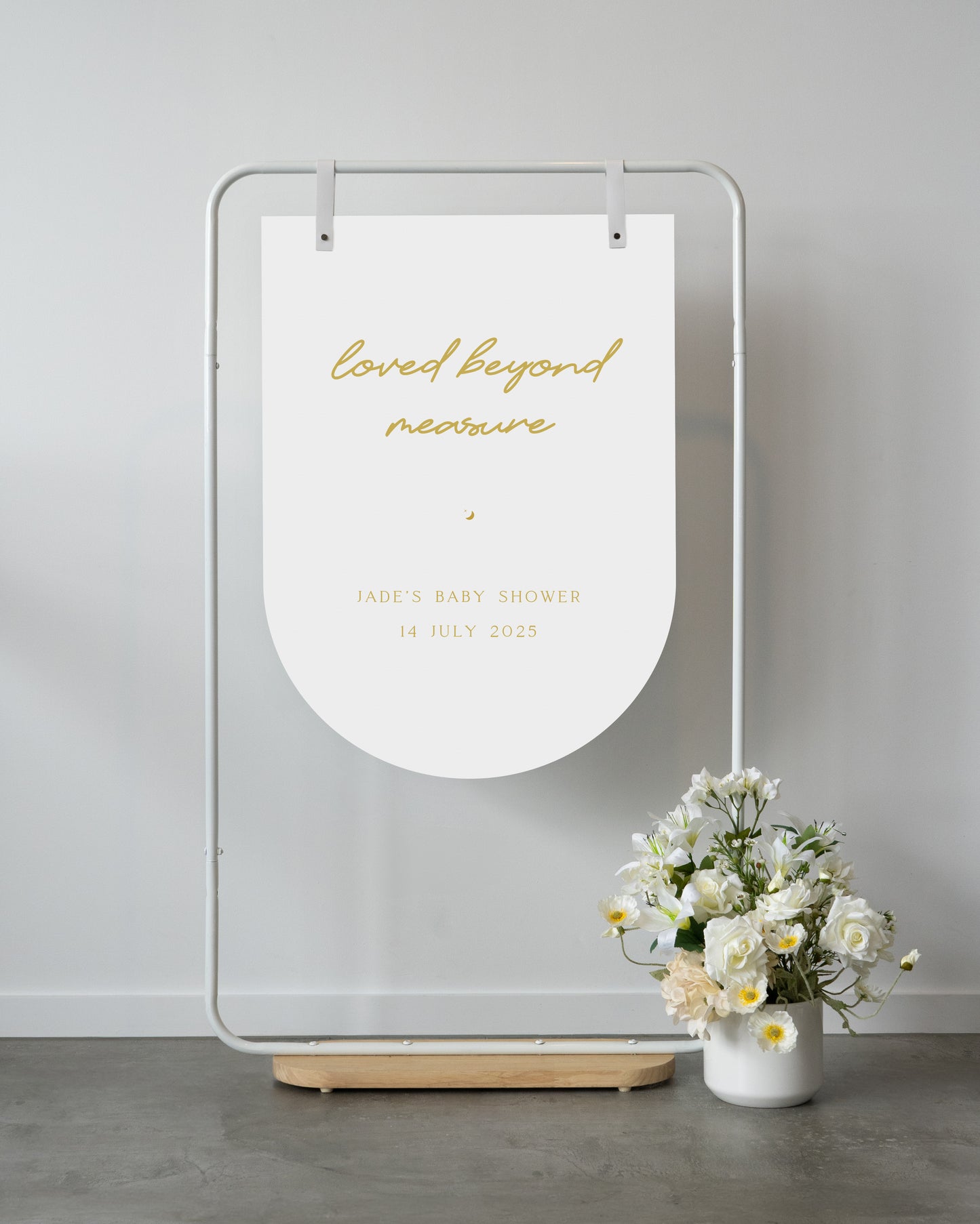 Cappadocia Baby Shower Welcome Sign