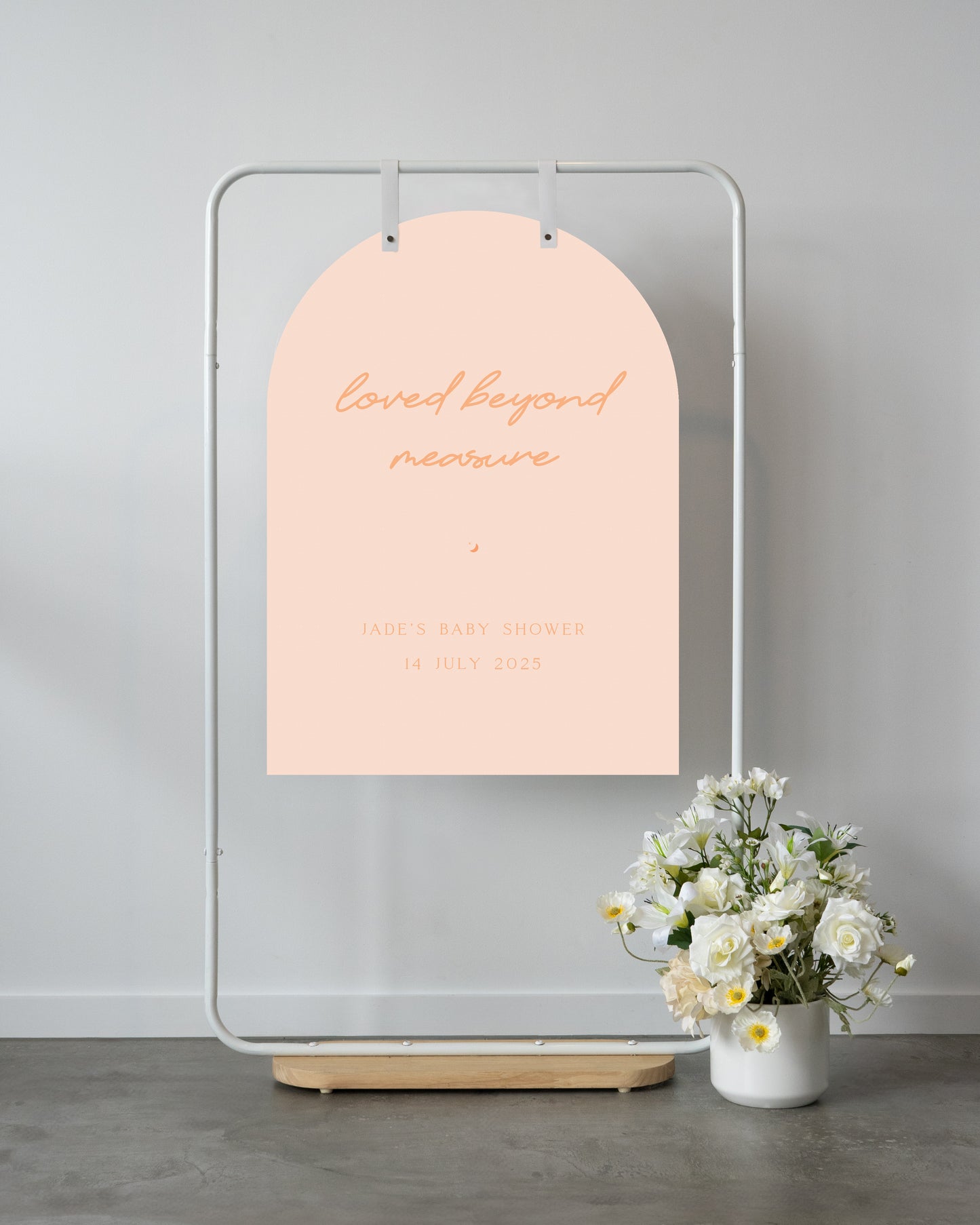 Cappadocia Baby Shower Welcome Sign