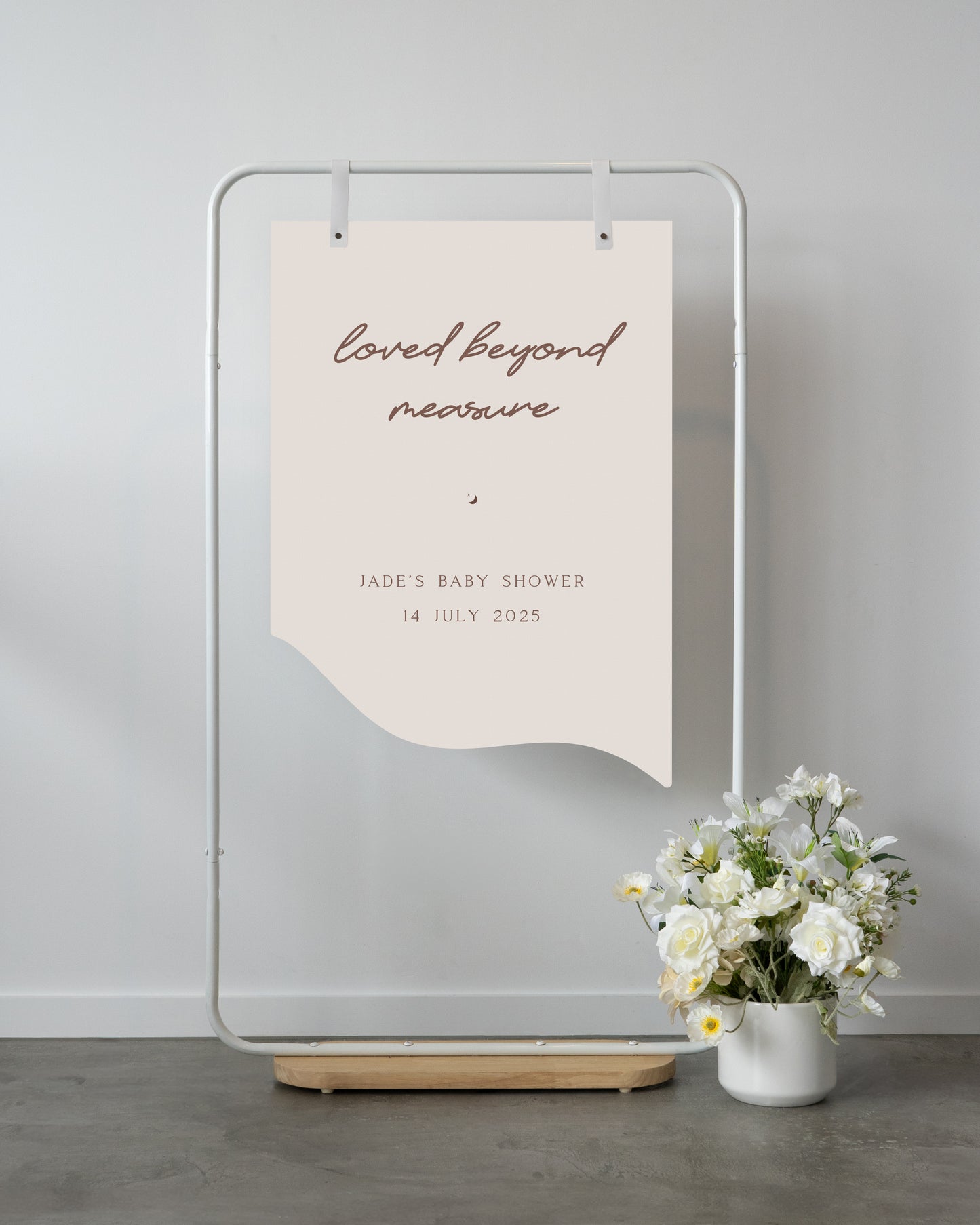 Cappadocia Baby Shower Welcome Sign