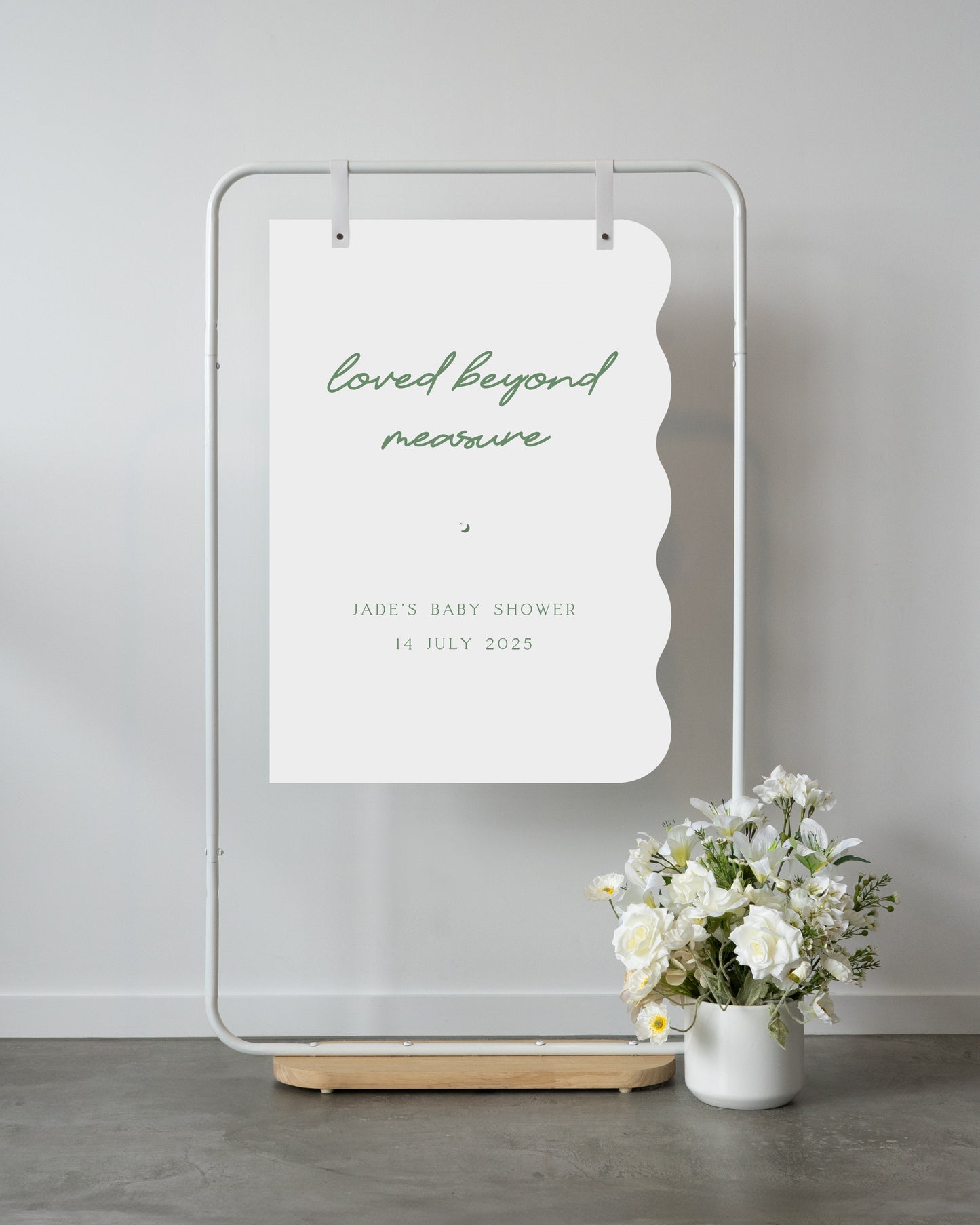 Cappadocia Baby Shower Welcome Sign