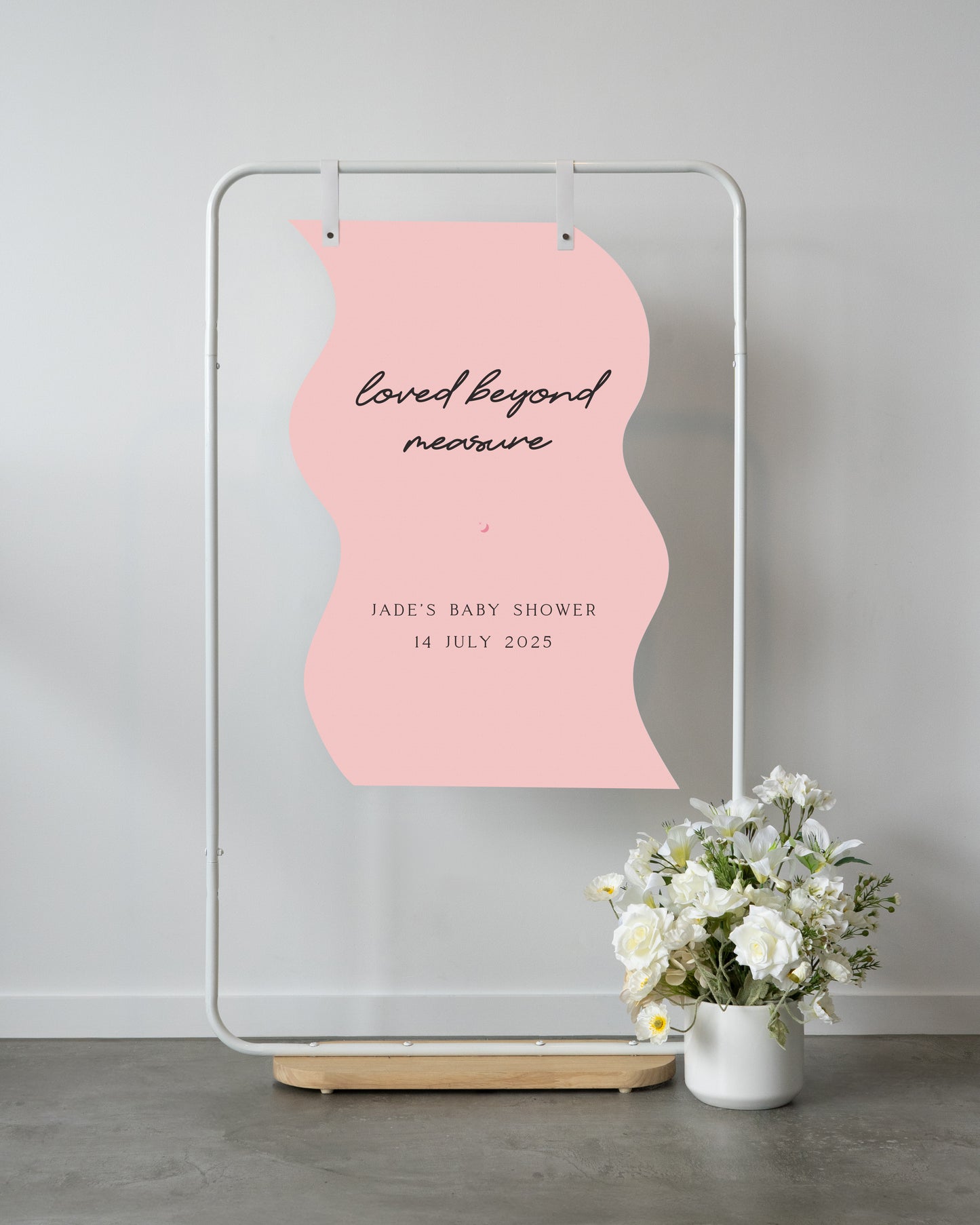 Cappadocia Baby Shower Welcome Sign