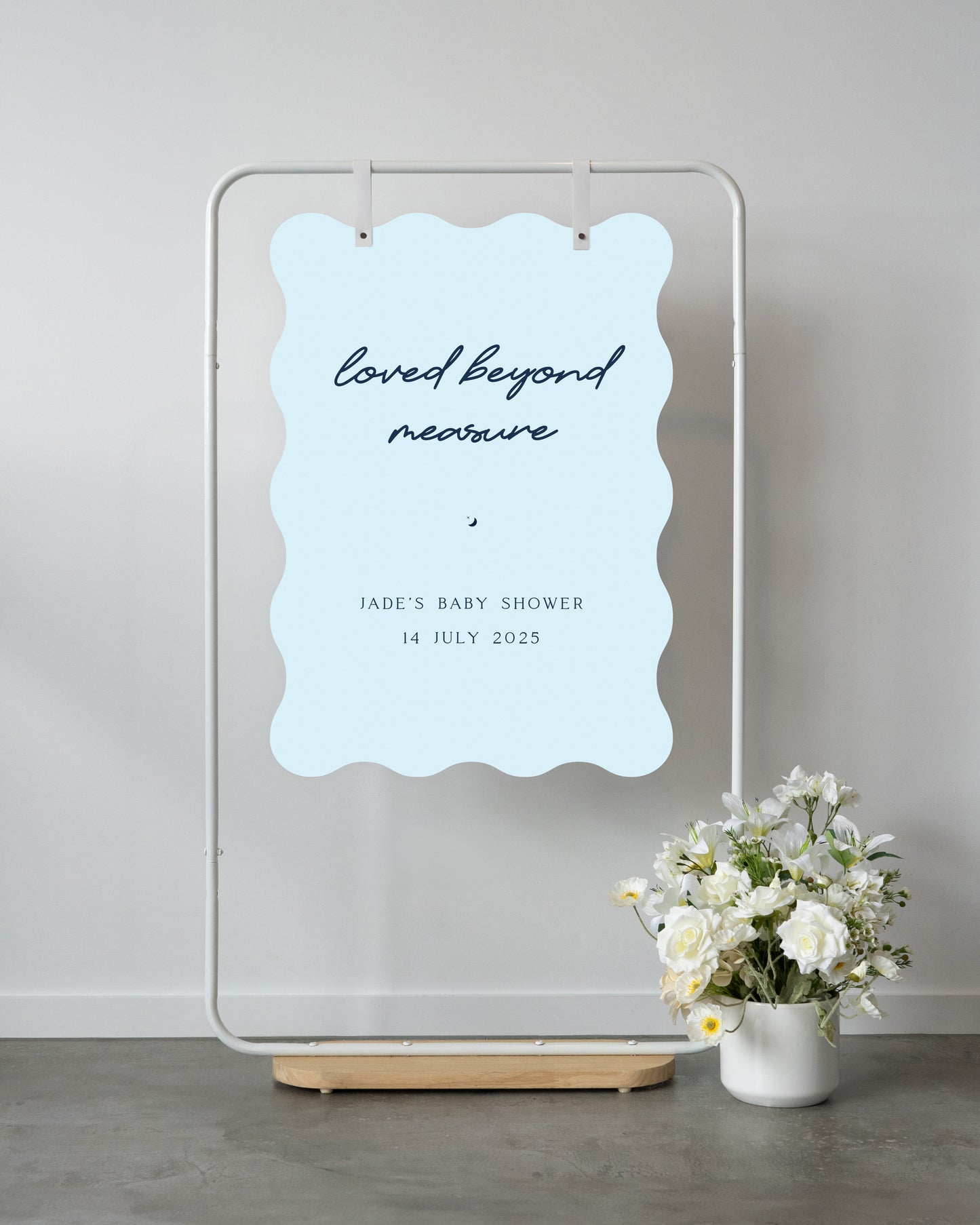 Cappadocia Baby Shower Welcome Sign