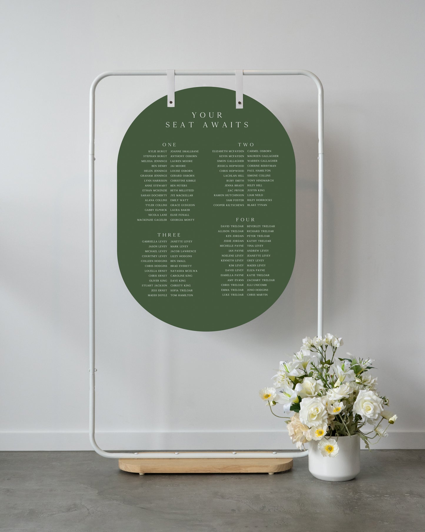 Faiyum Seating Chart