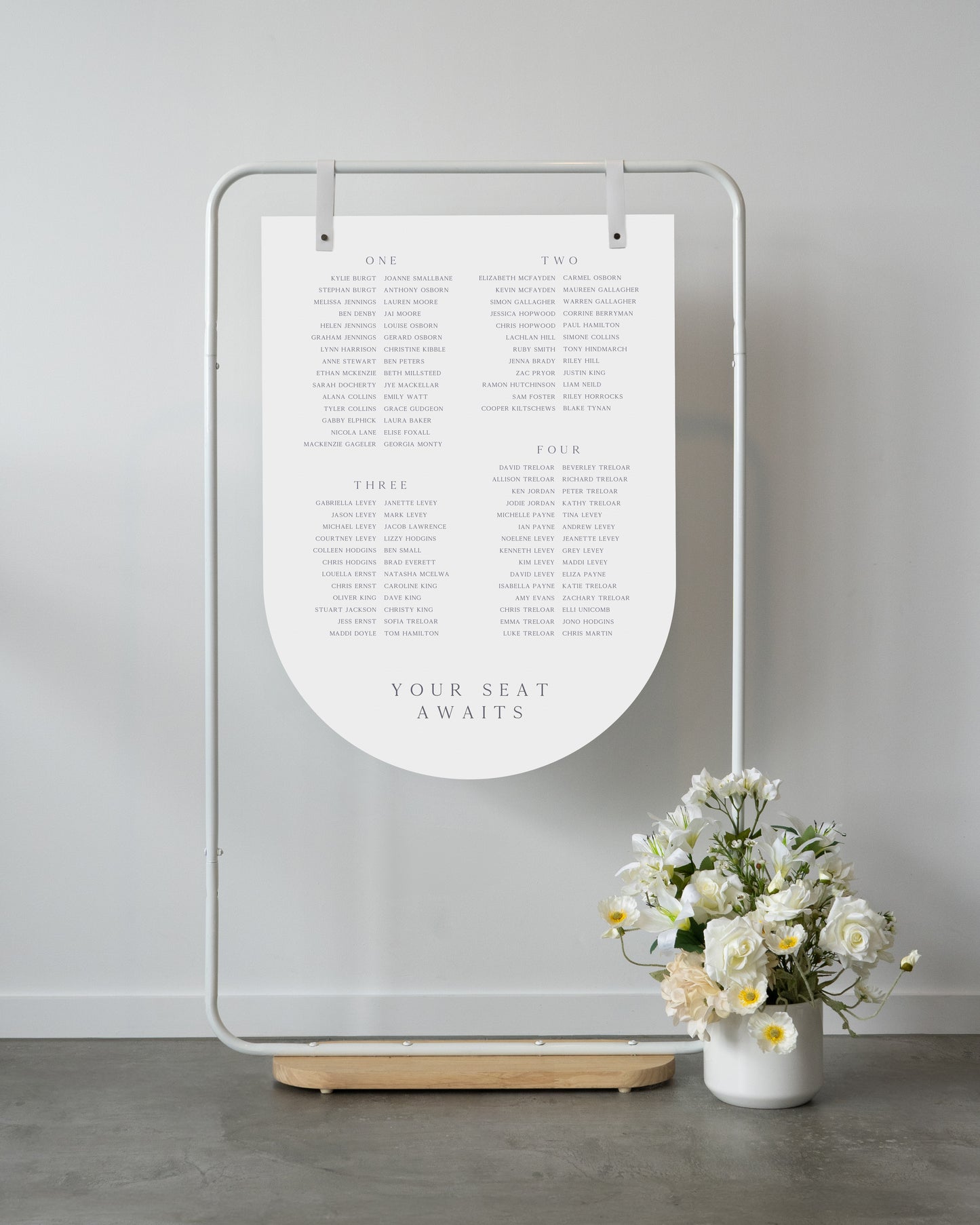 Faiyum Seating Chart