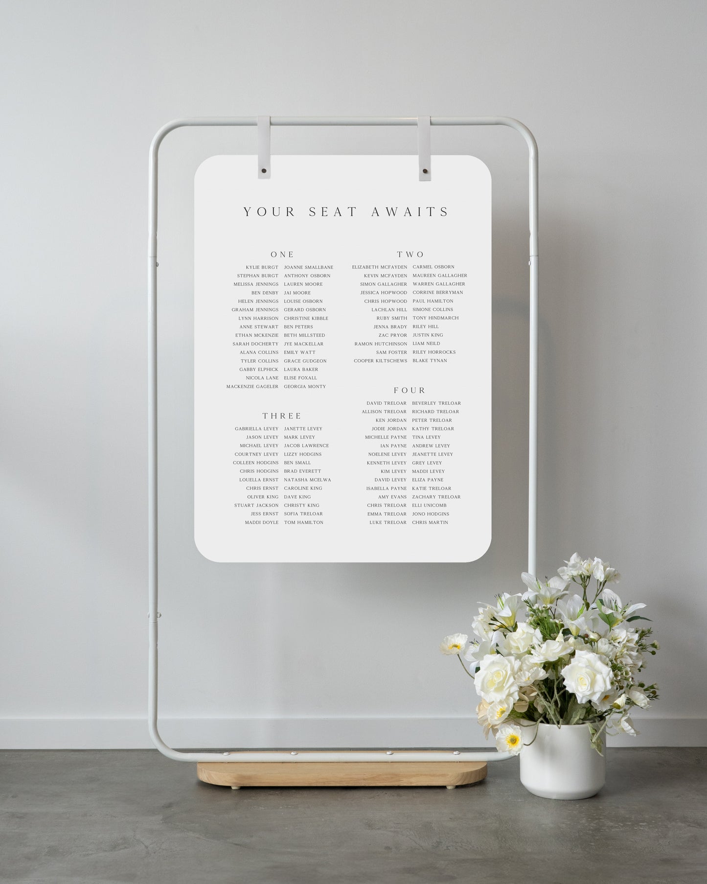 Faiyum Seating Chart