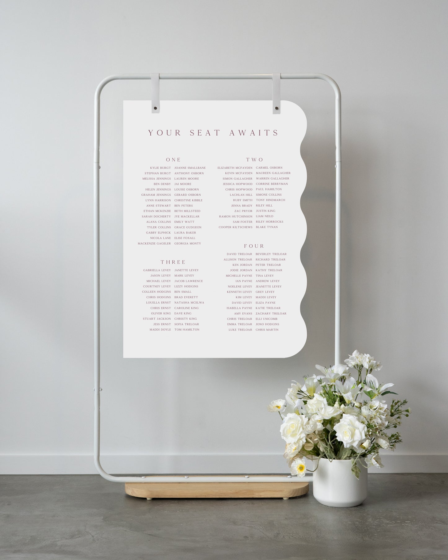 Faiyum Seating Chart