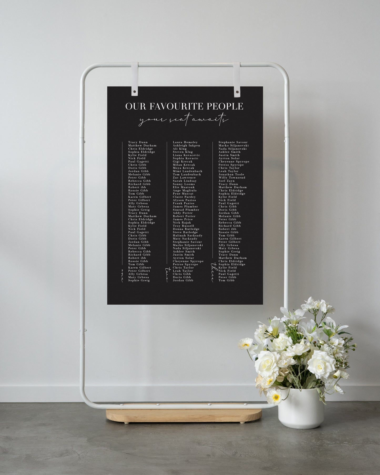 Bordeaux Seating Chart