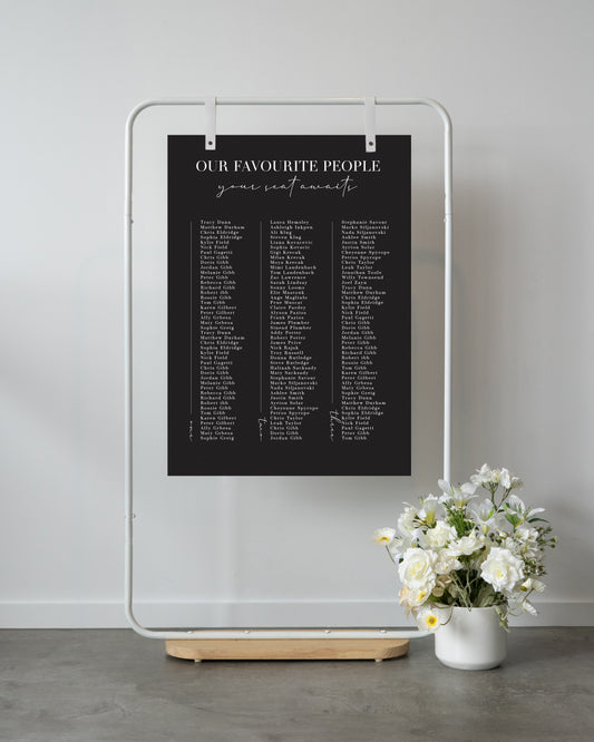 Bordeaux Seating Chart