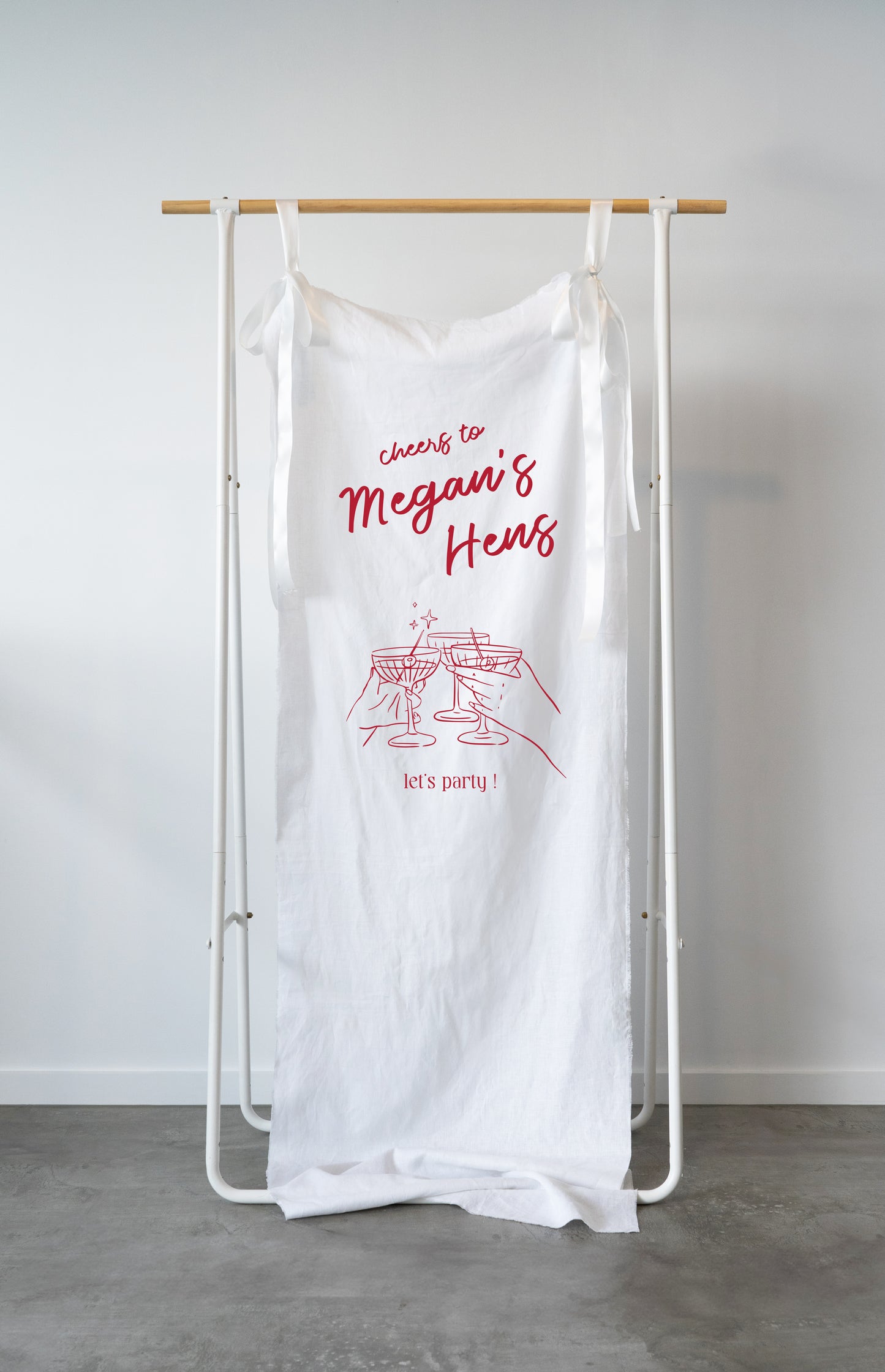Golden Gate Event Linen Sign