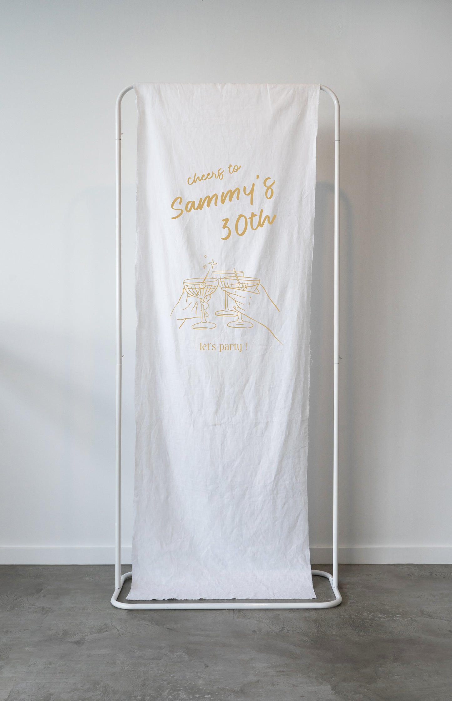 Golden Gate Event Linen Sign