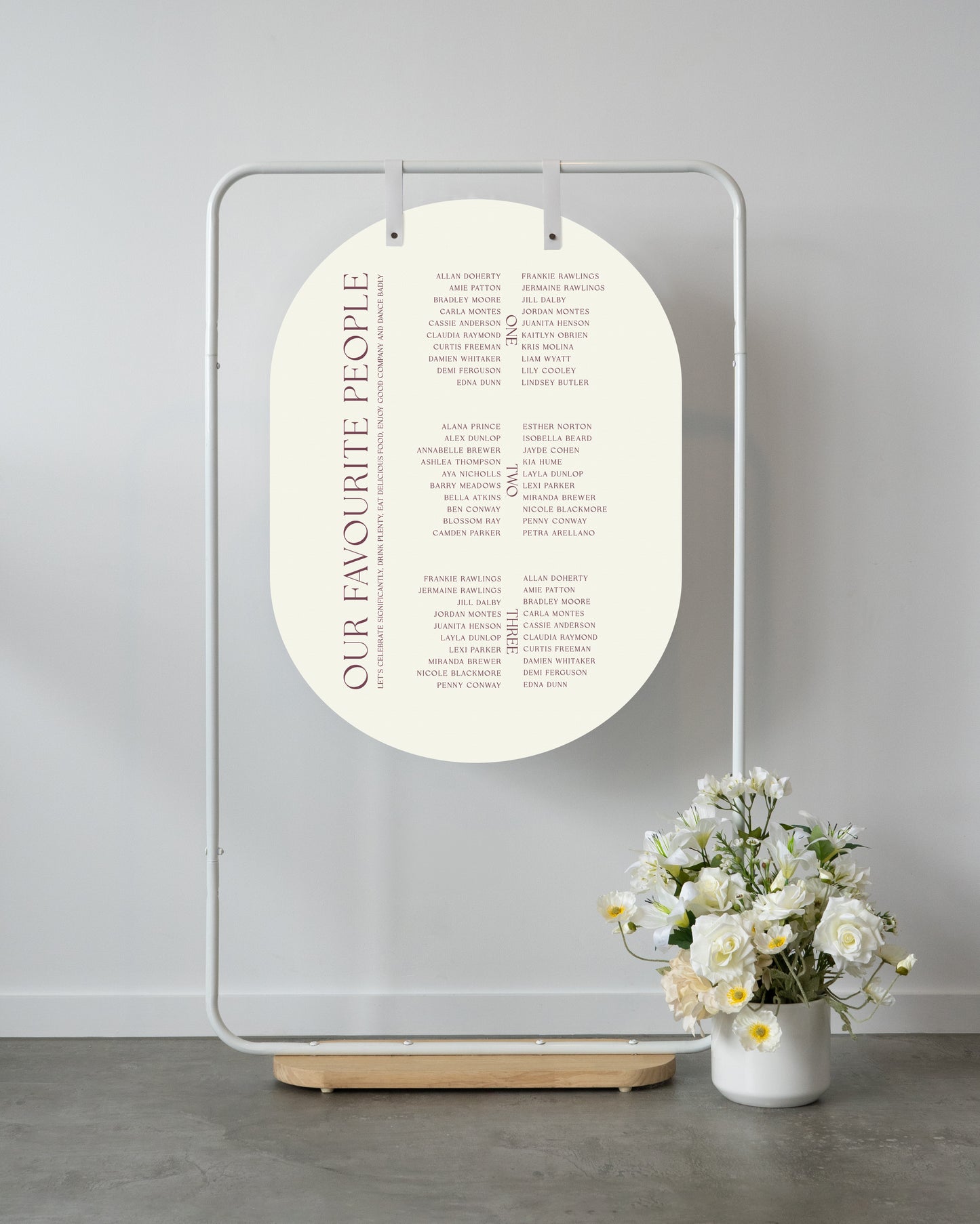 Rhodes Seating Chart