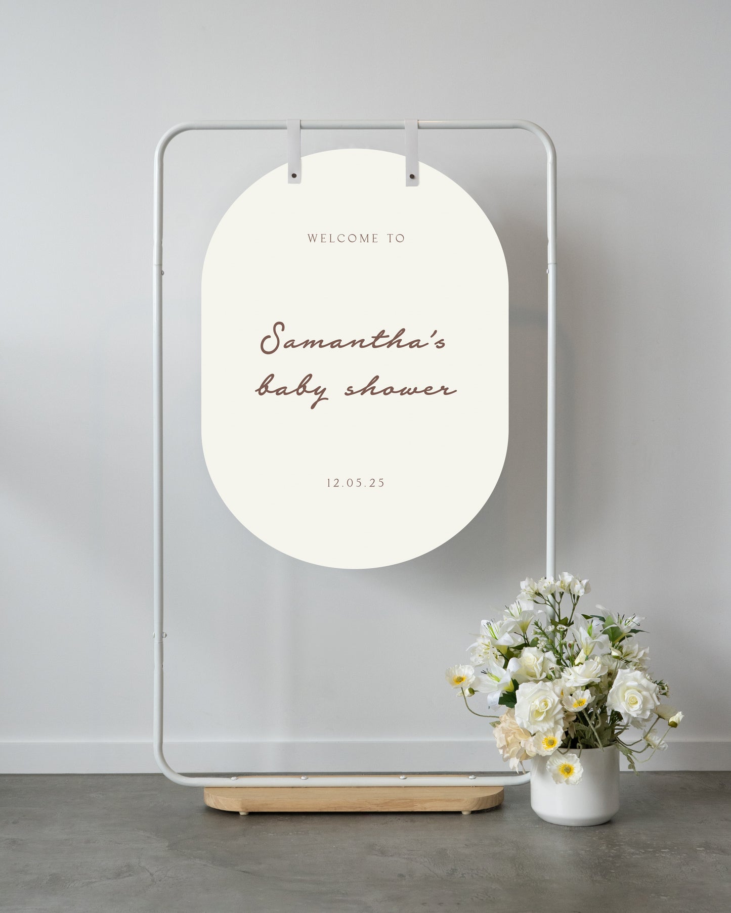Iguazu Falls Baby Shower Welcome Sign