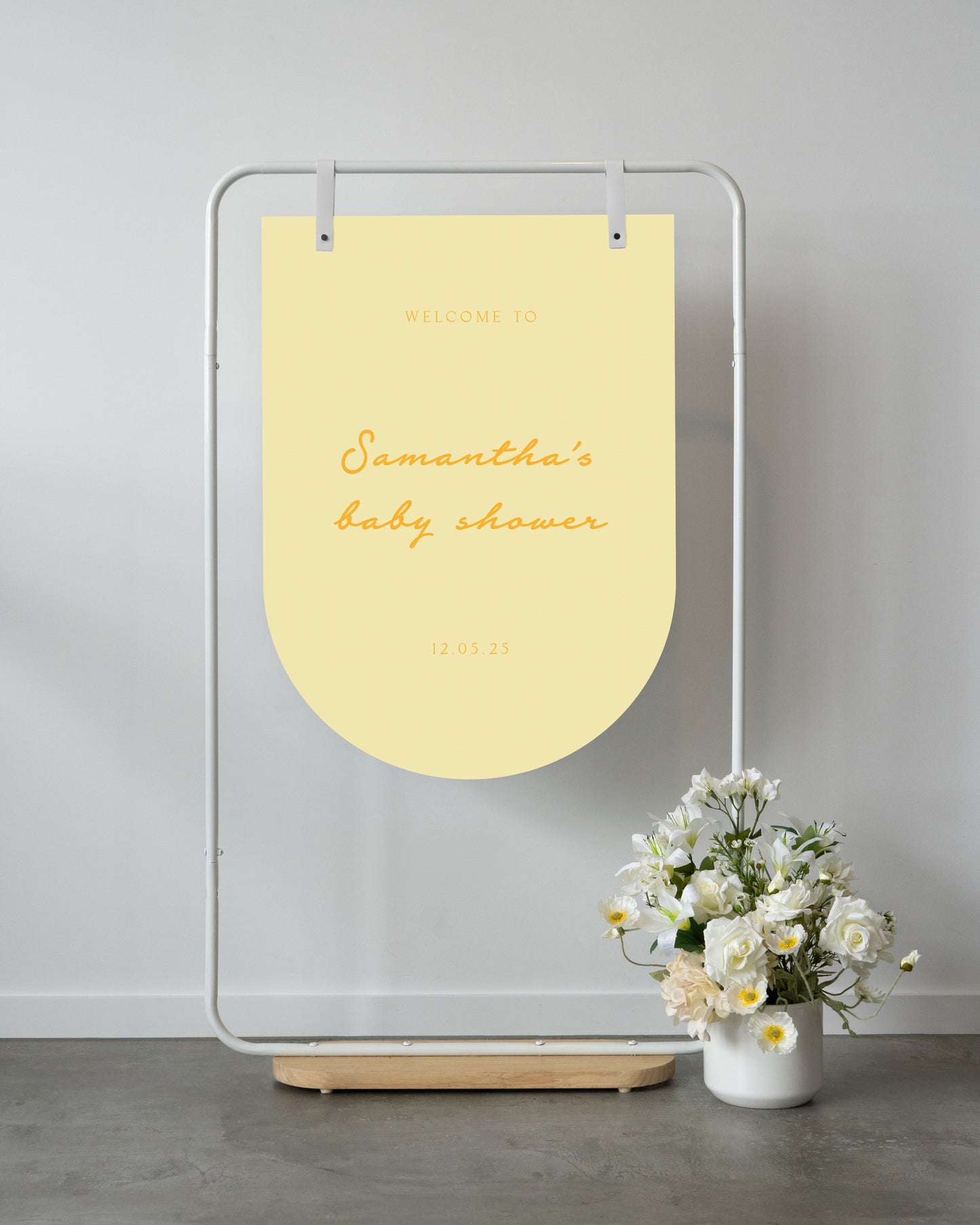 Iguazu Falls Baby Shower Welcome Sign