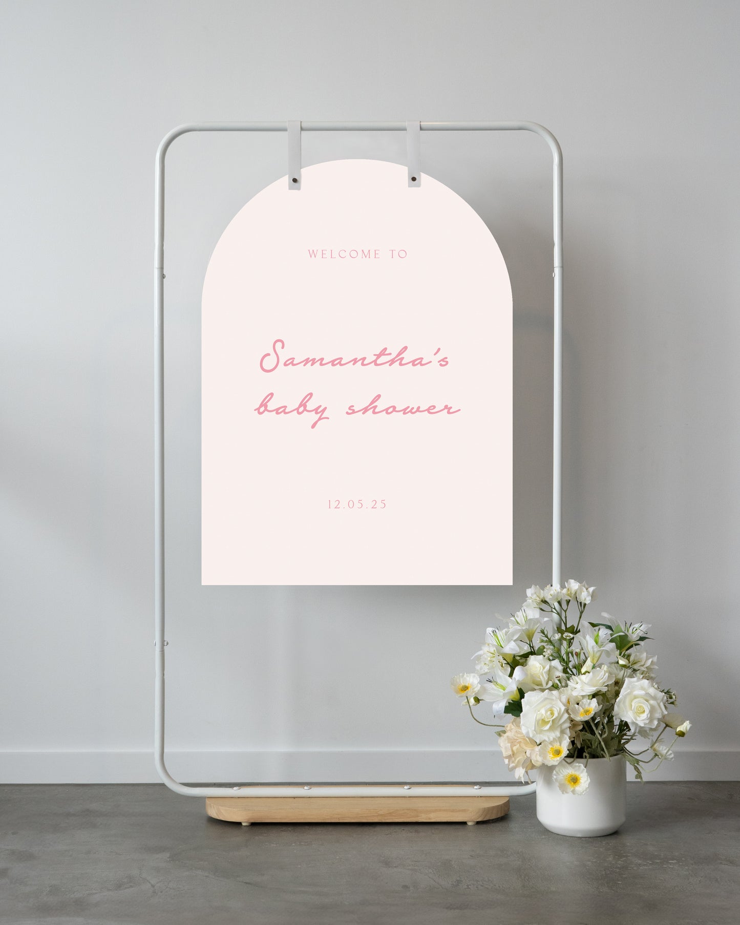 Iguazu Falls Baby Shower Welcome Sign