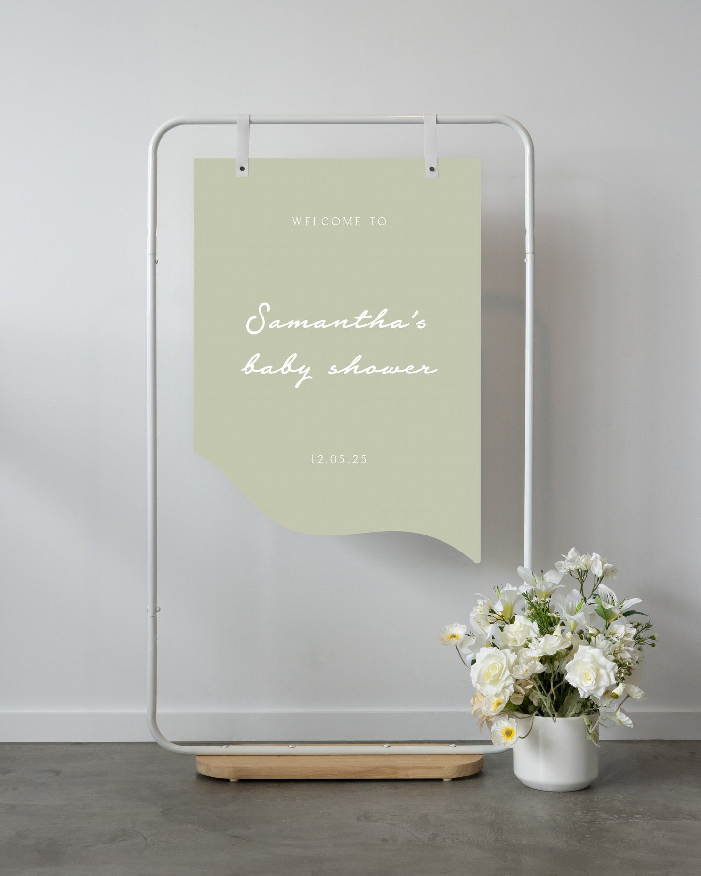 Iguazu Falls Baby Shower Welcome Sign