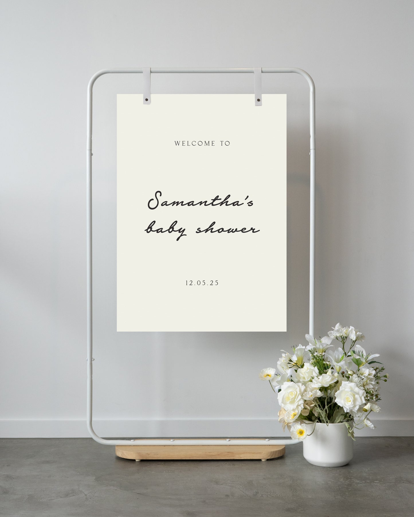 Iguazu Falls Baby Shower Welcome Sign