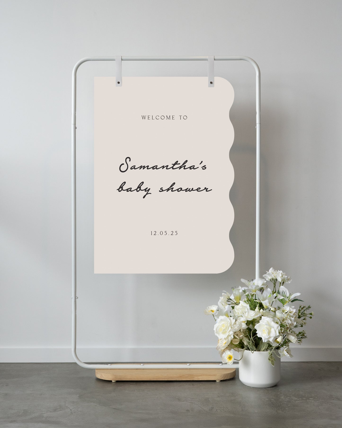 Iguazu Falls Baby Shower Welcome Sign