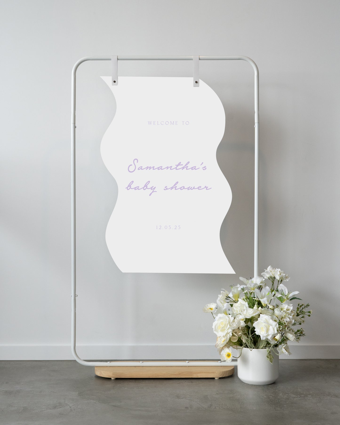 Iguazu Falls Baby Shower Welcome Sign