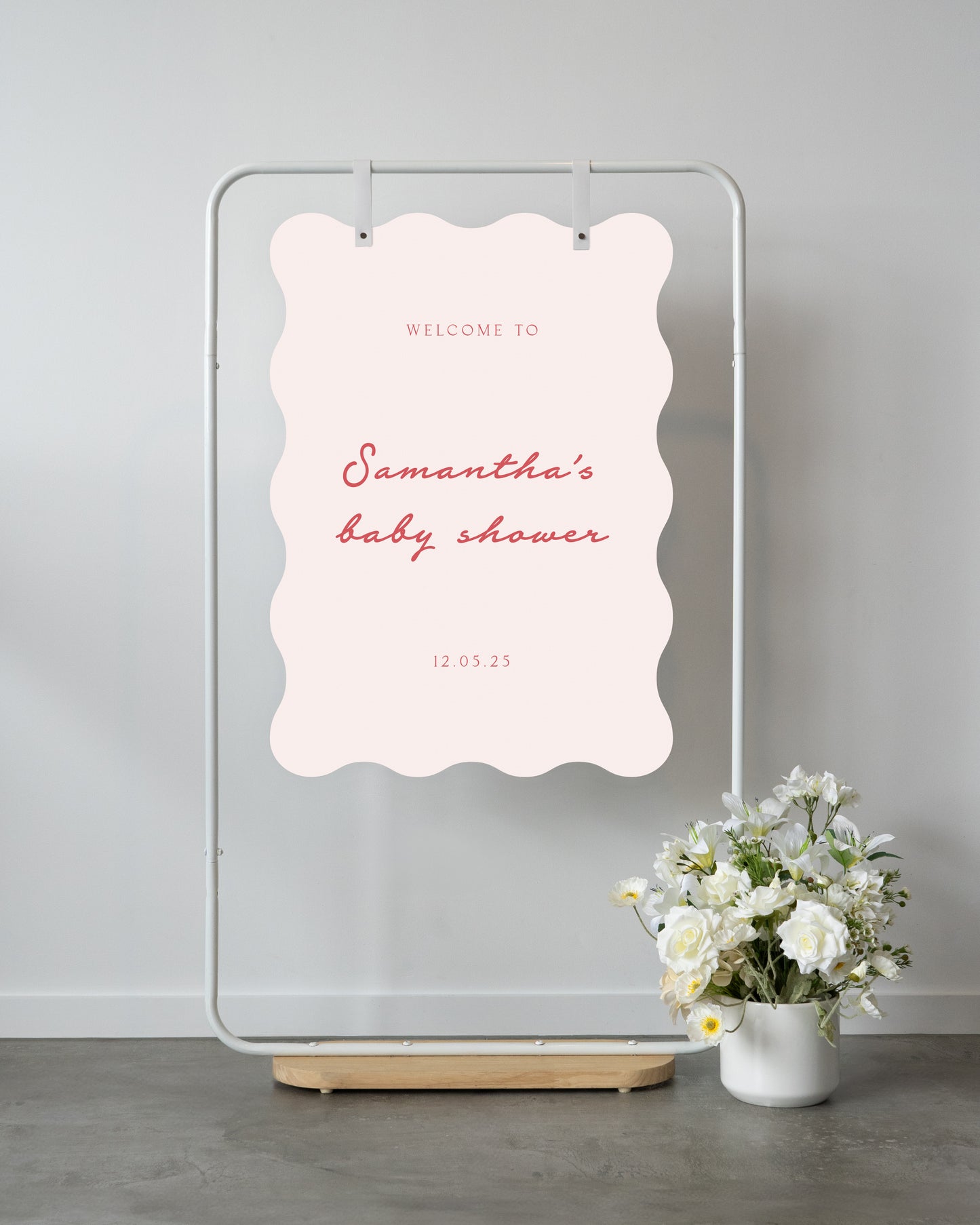 Iguazu Falls Baby Shower Welcome Sign