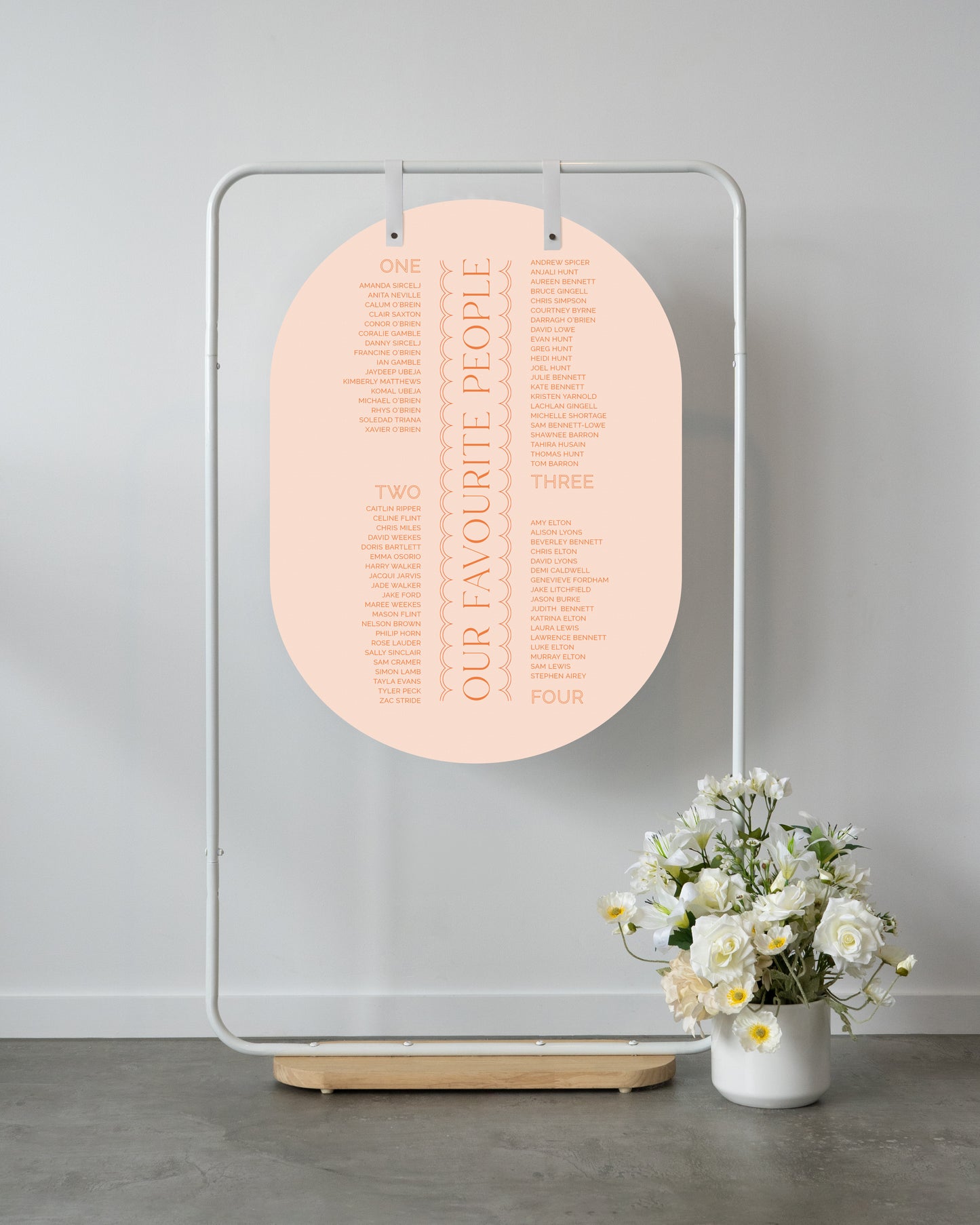 Dublin Seating Chart