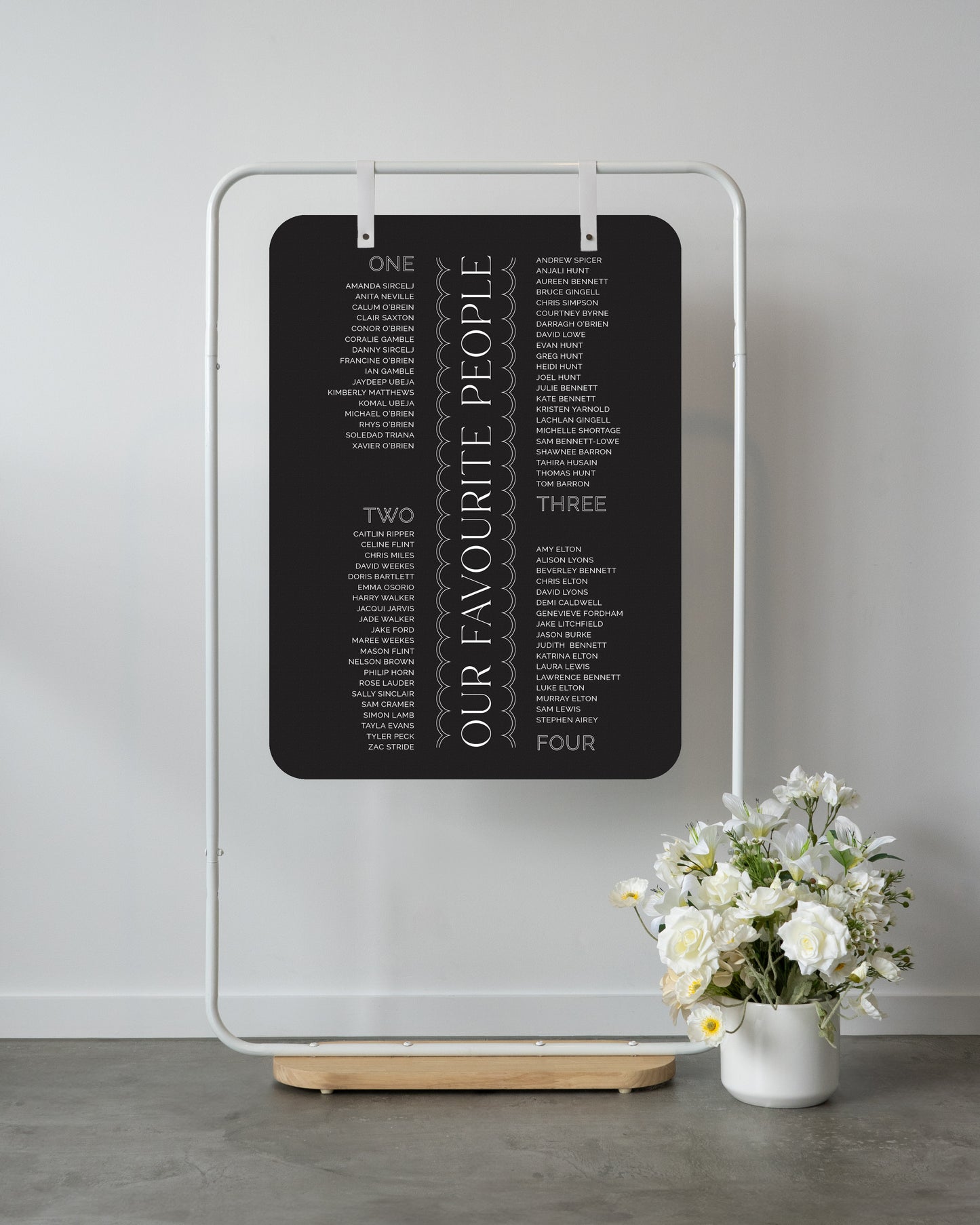 Dublin Seating Chart