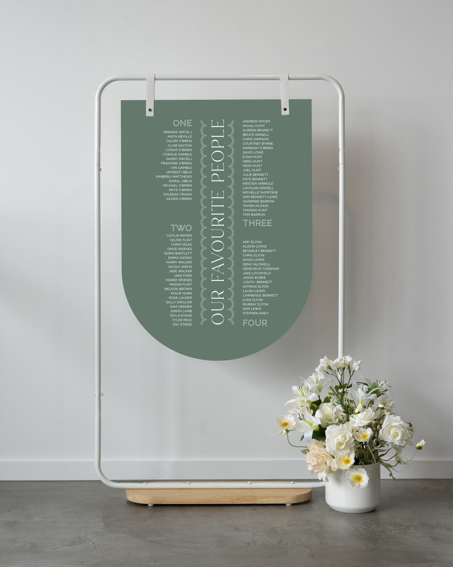 Dublin Seating Chart