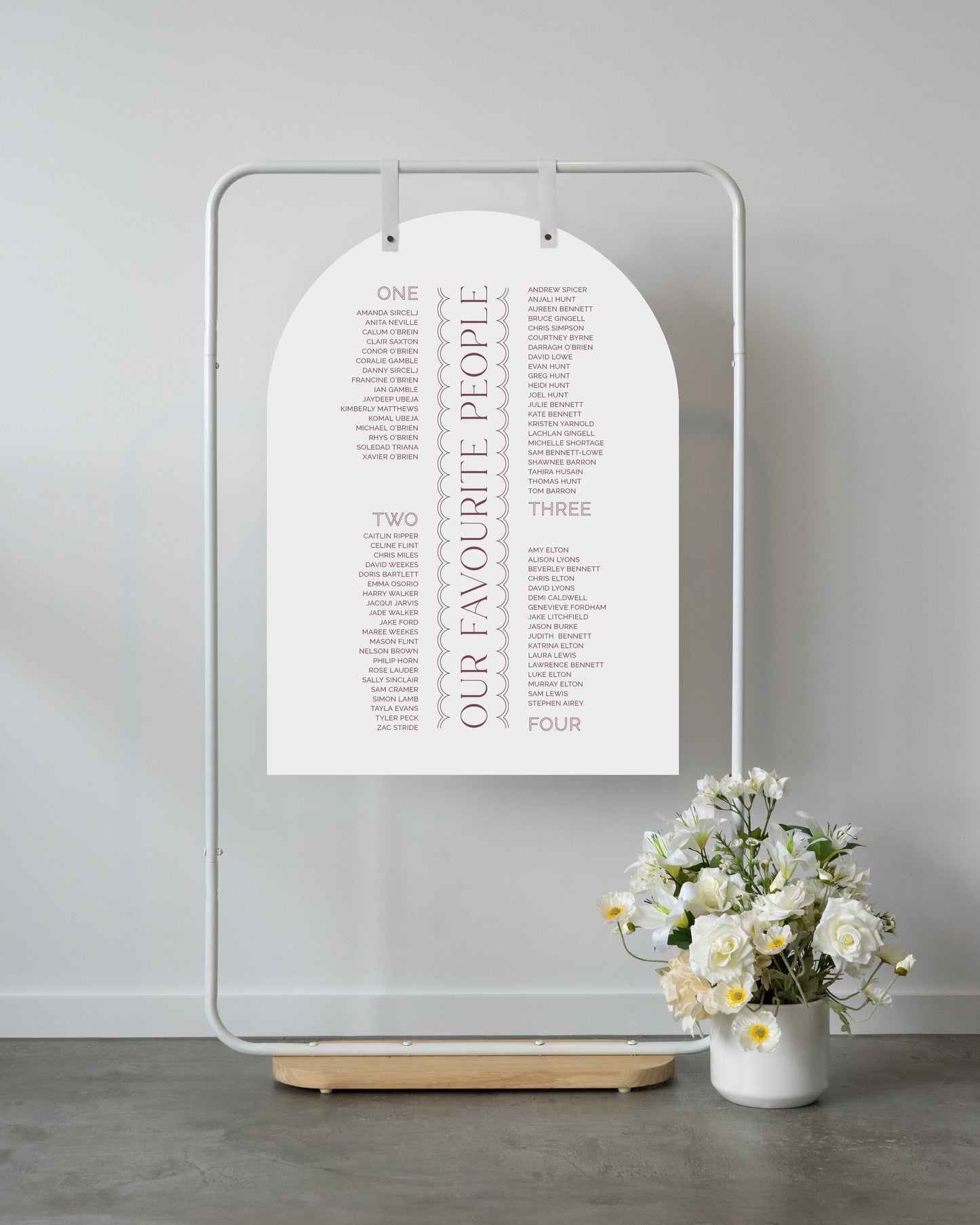 Dublin Seating Chart