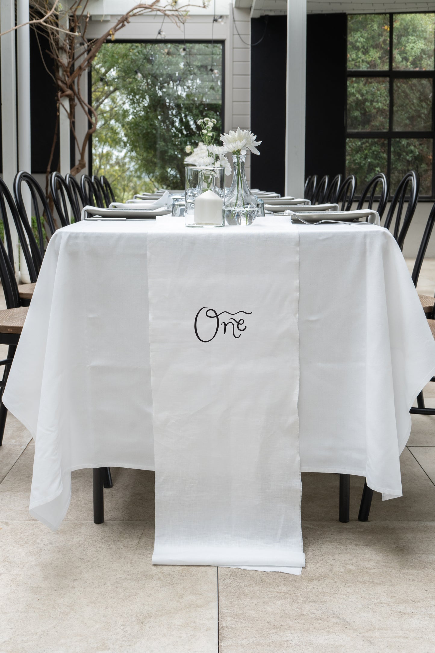 Naples Linen Table Number