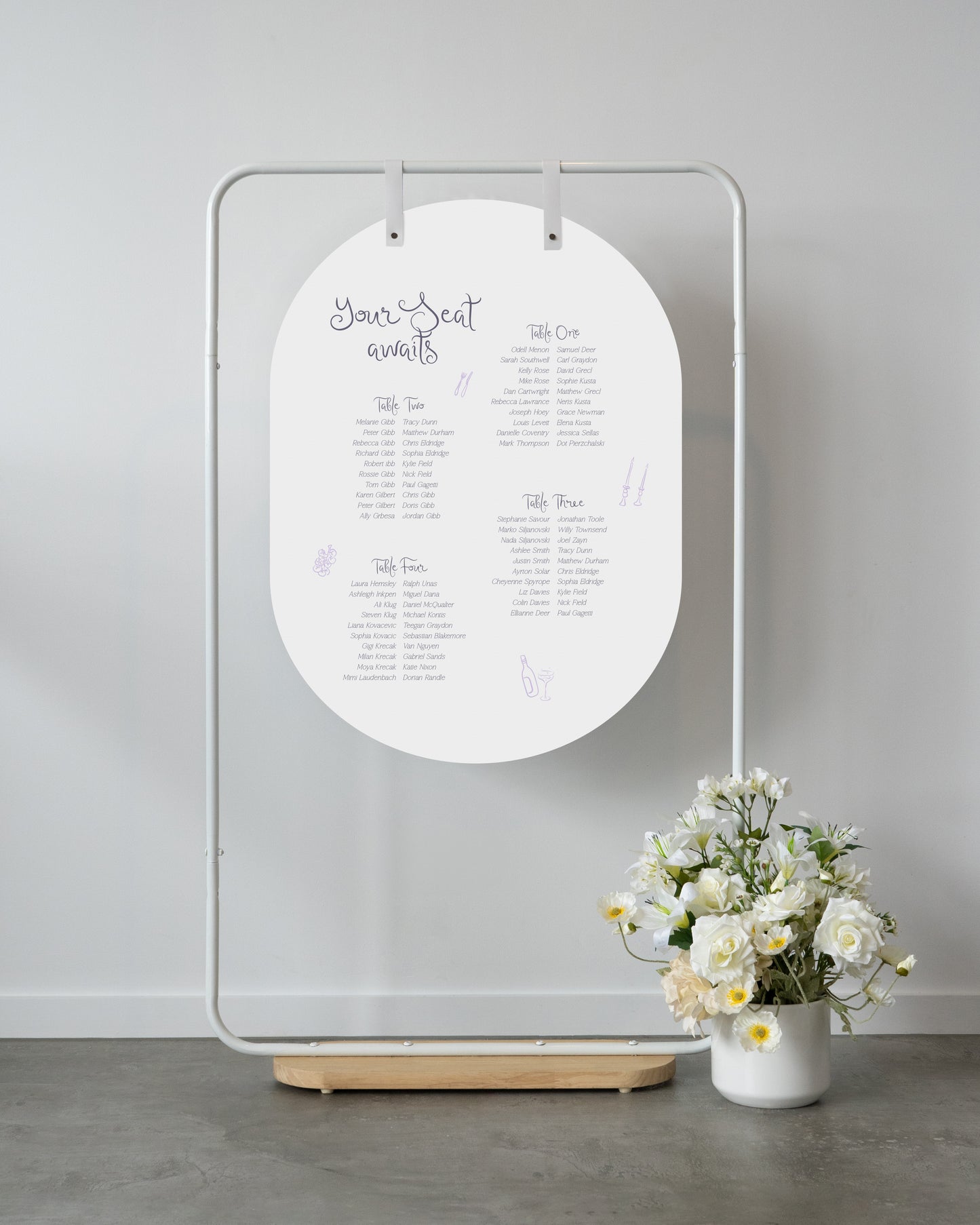 Sorrento Seating Chart