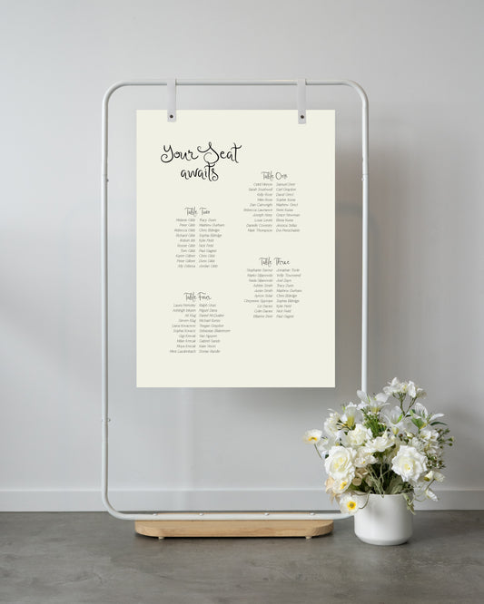 Sorrento Seating Chart