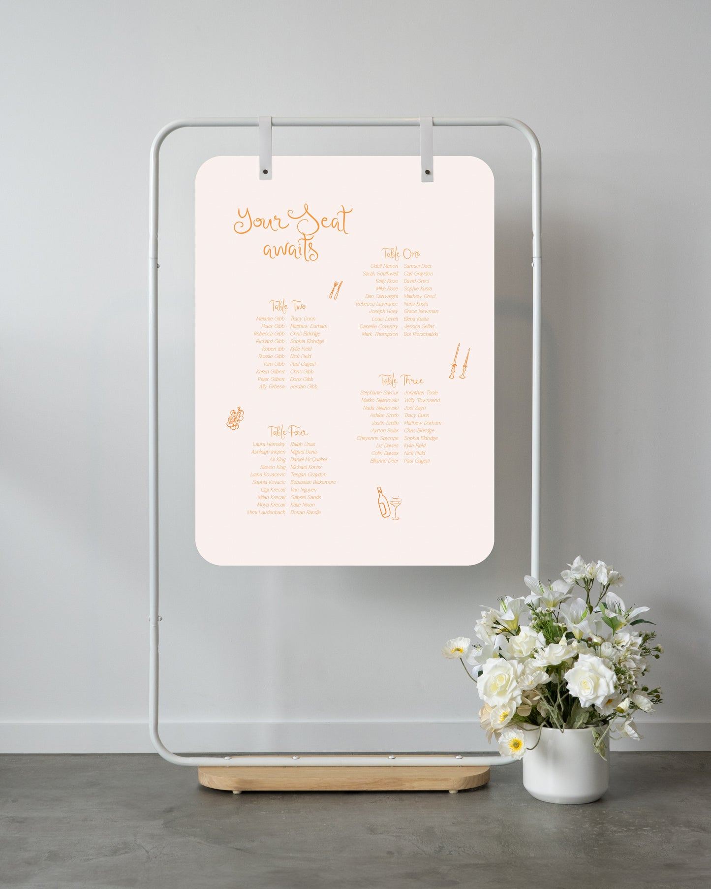 Sorrento Seating Chart