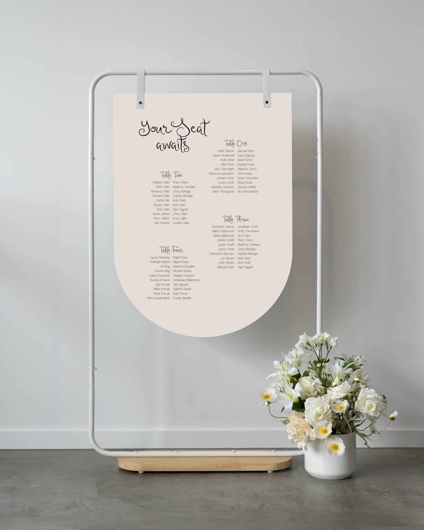 Sorrento Seating Chart