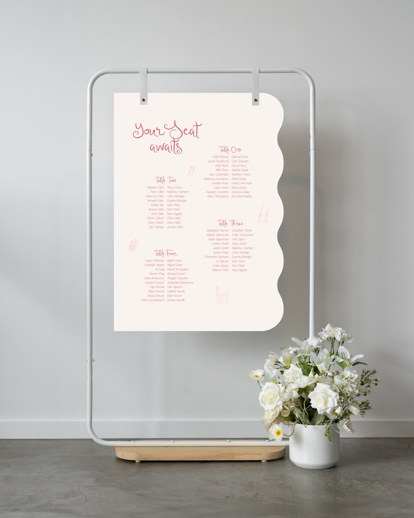 Sorrento Seating Chart