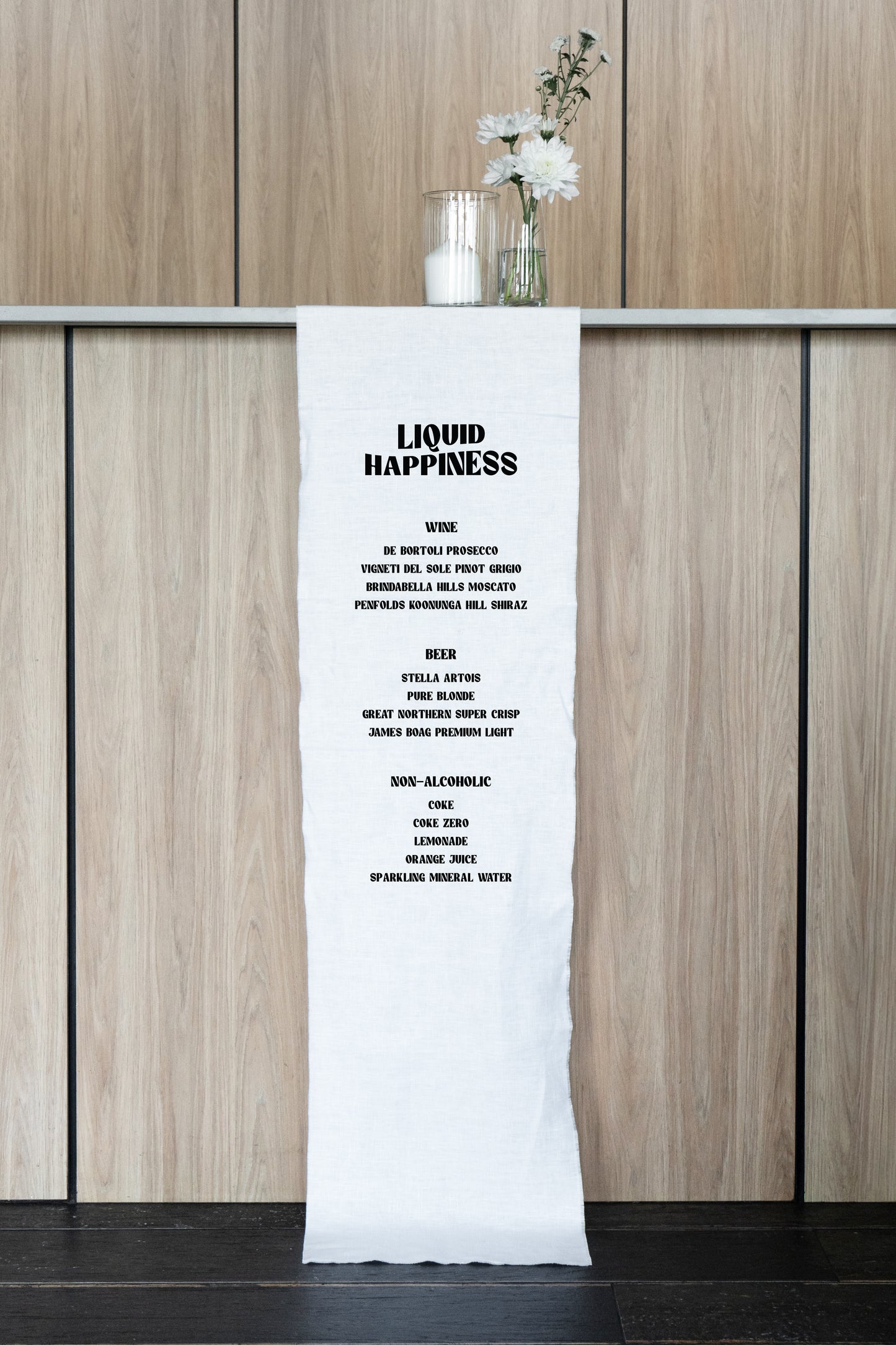 Cancun Linen Bar Sign