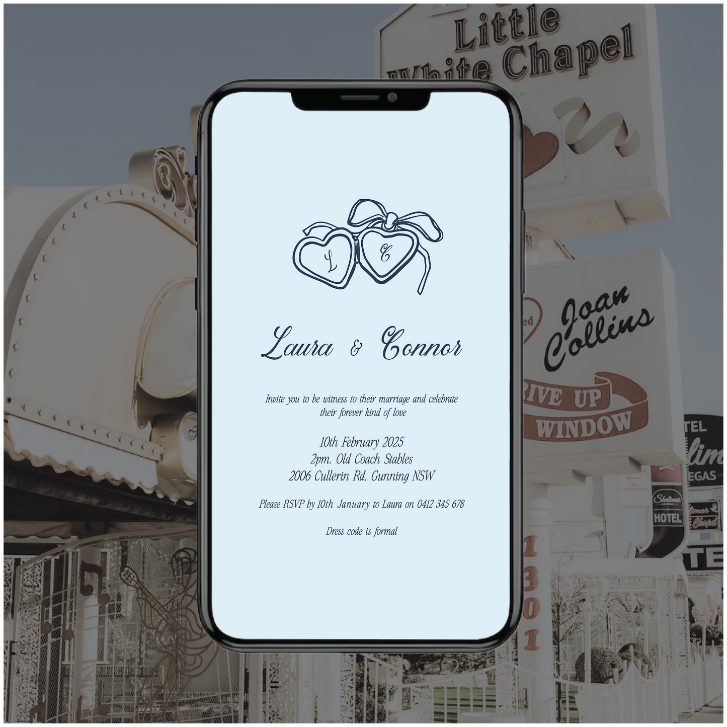 Vegas Digital File Invitation