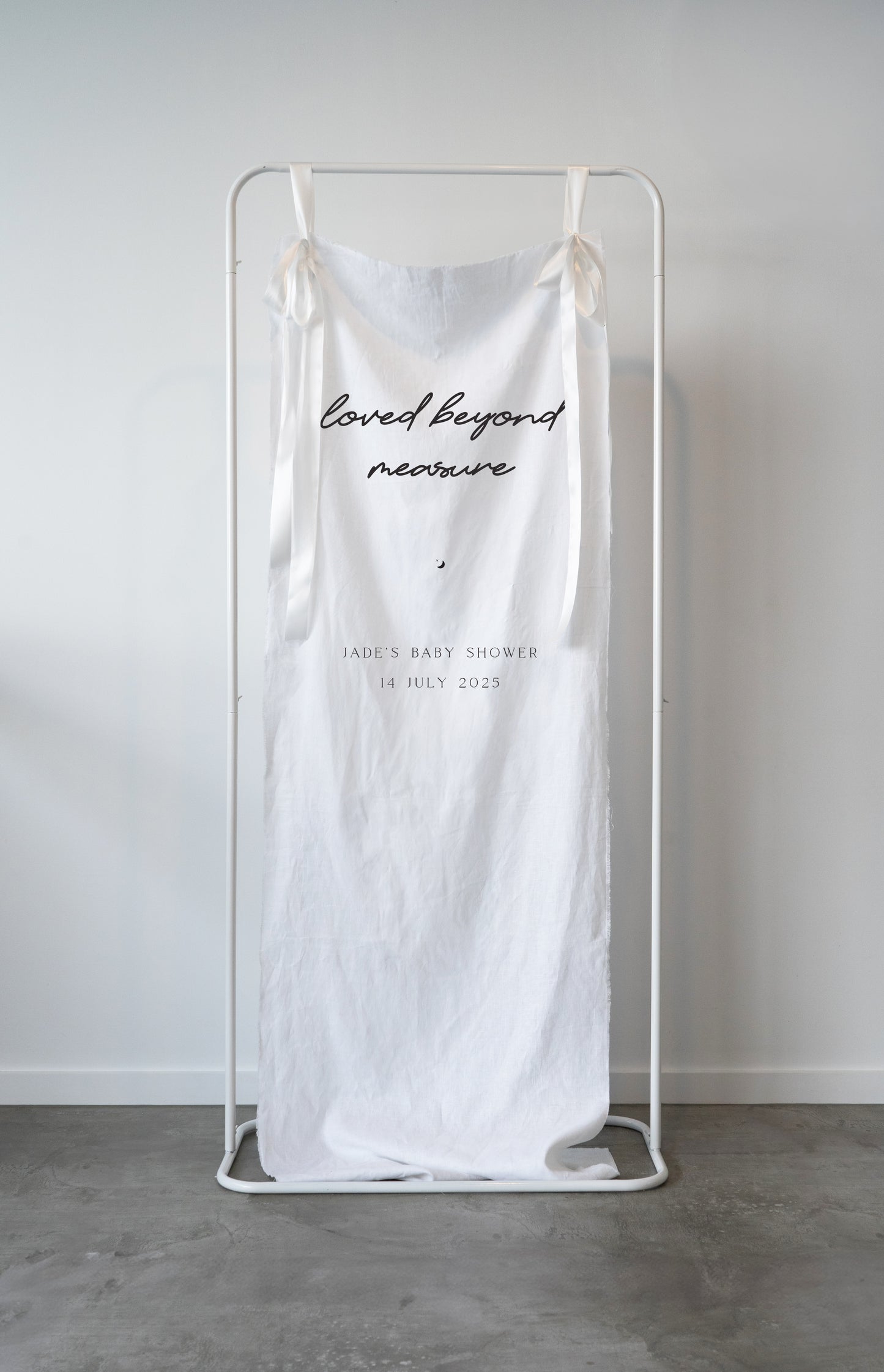 Yosemite Baby Shower Linen Sign